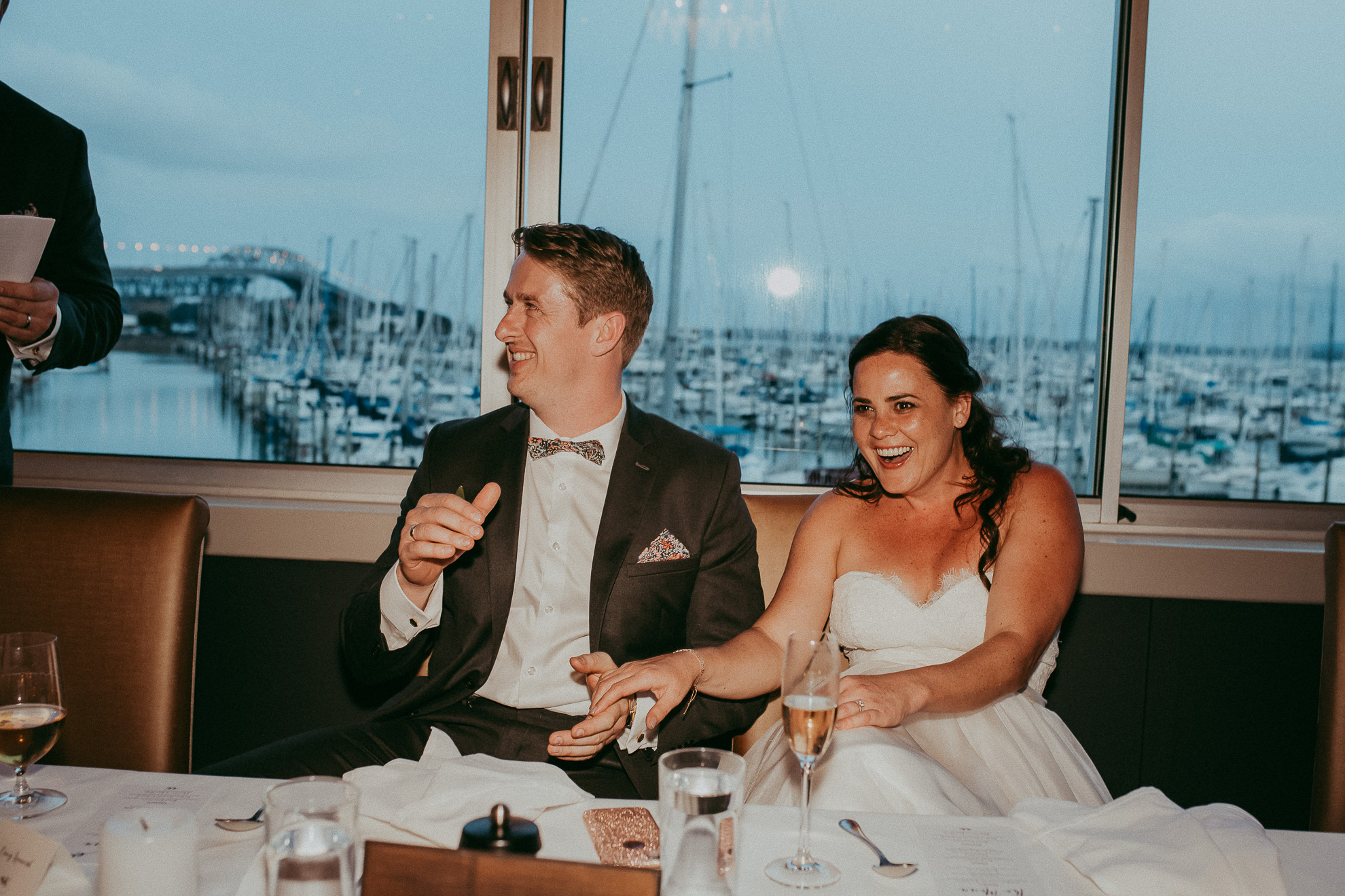 Sails - Auckland City wedding - natural documentary top weddings photographers