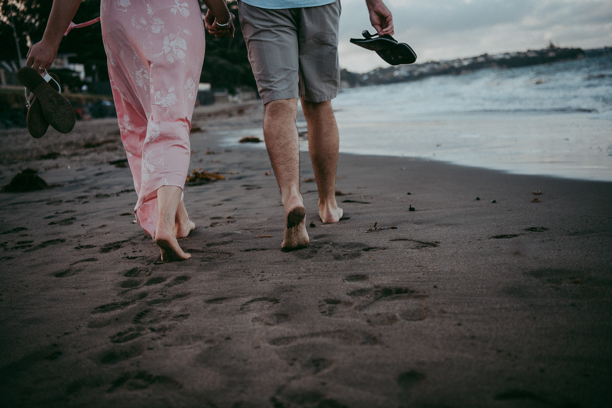 Campbells Bay Beach Engagement | pre-wedding photo shoot {North Auckland weddings photographer}