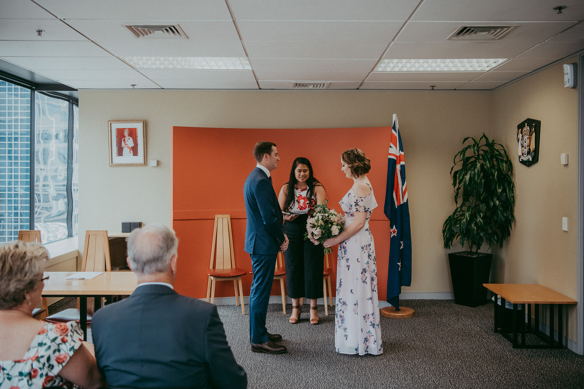 Auckland Domain Skycity elopement {New Zealand weddings photographers} 