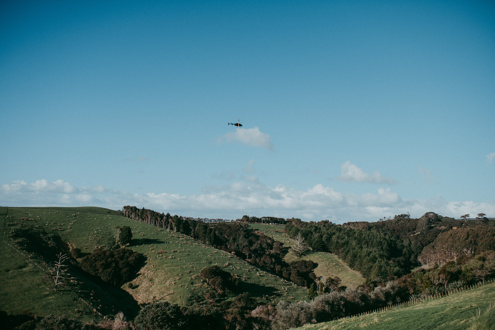 Kauri Bay Boomrock - Clevedon: {Auckland wedding helicopter}