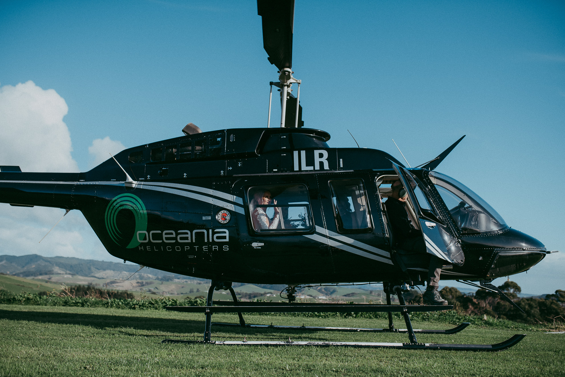 Kauri Bay Boomrock - Clevedon: {Auckland wedding helicopter}