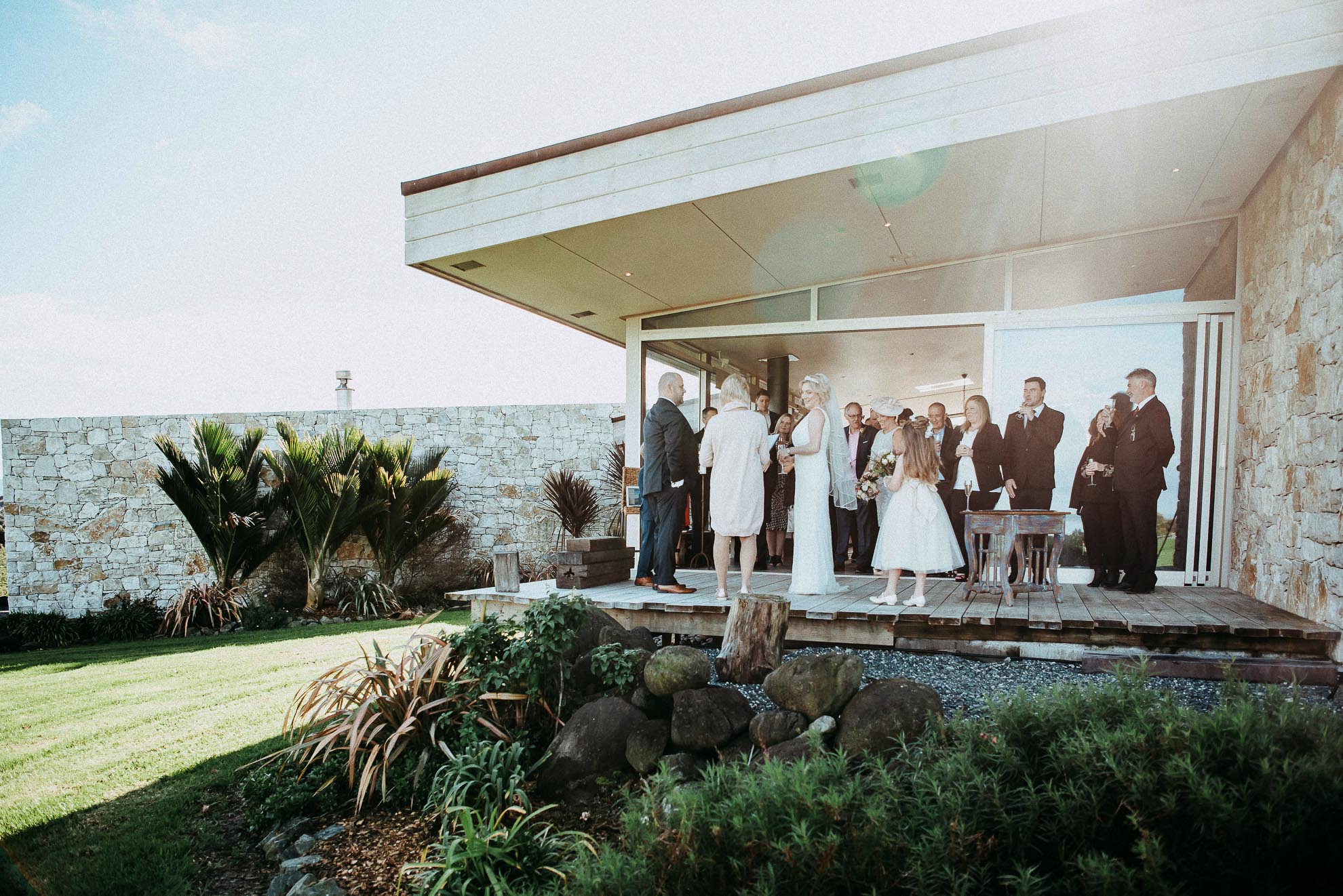 Tawharanui Winter Wedding - Koru House {Auckland elopement-engagement photographer}
