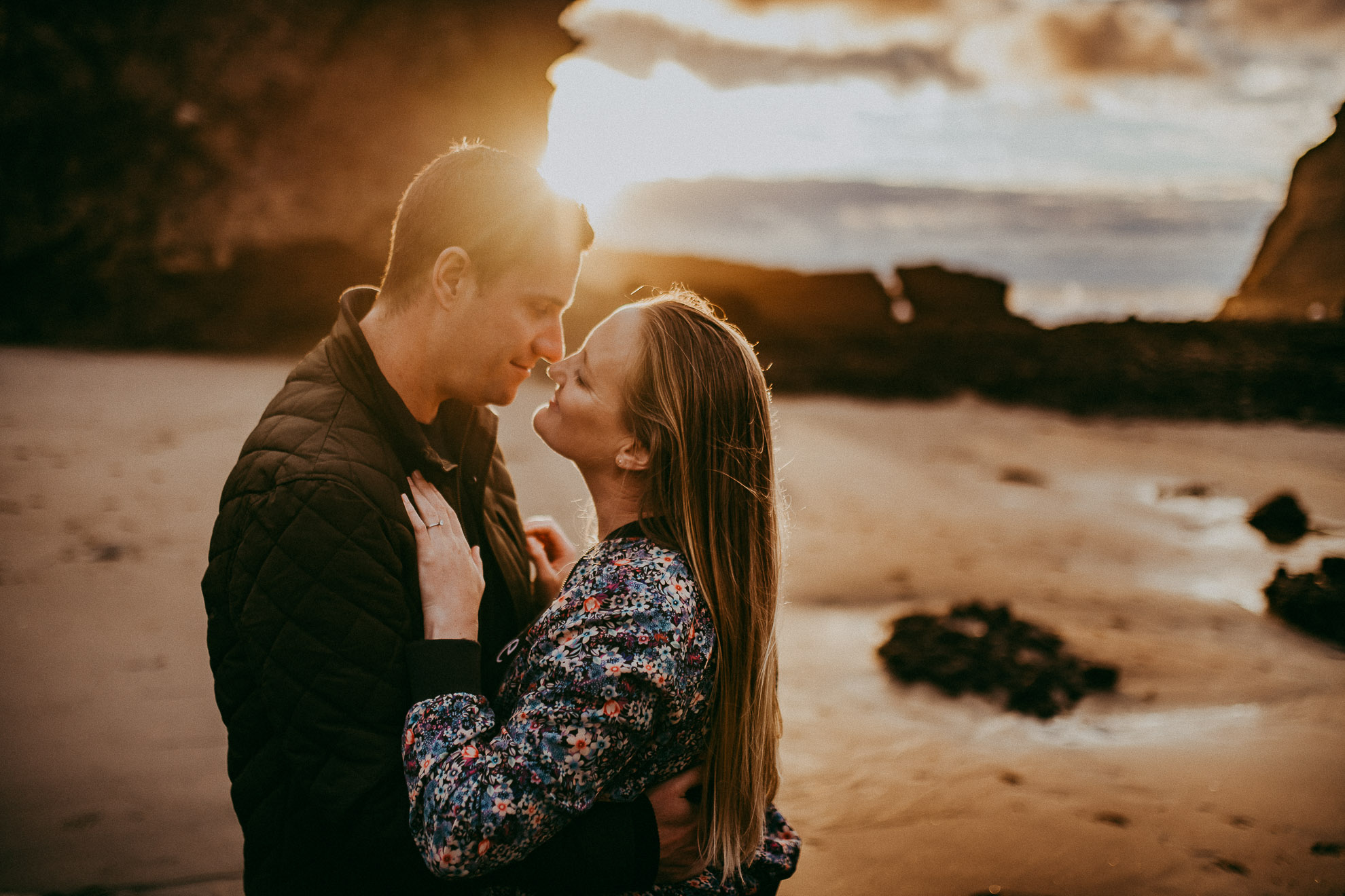 couples natural engagement photography {Auckland wedding photographer}