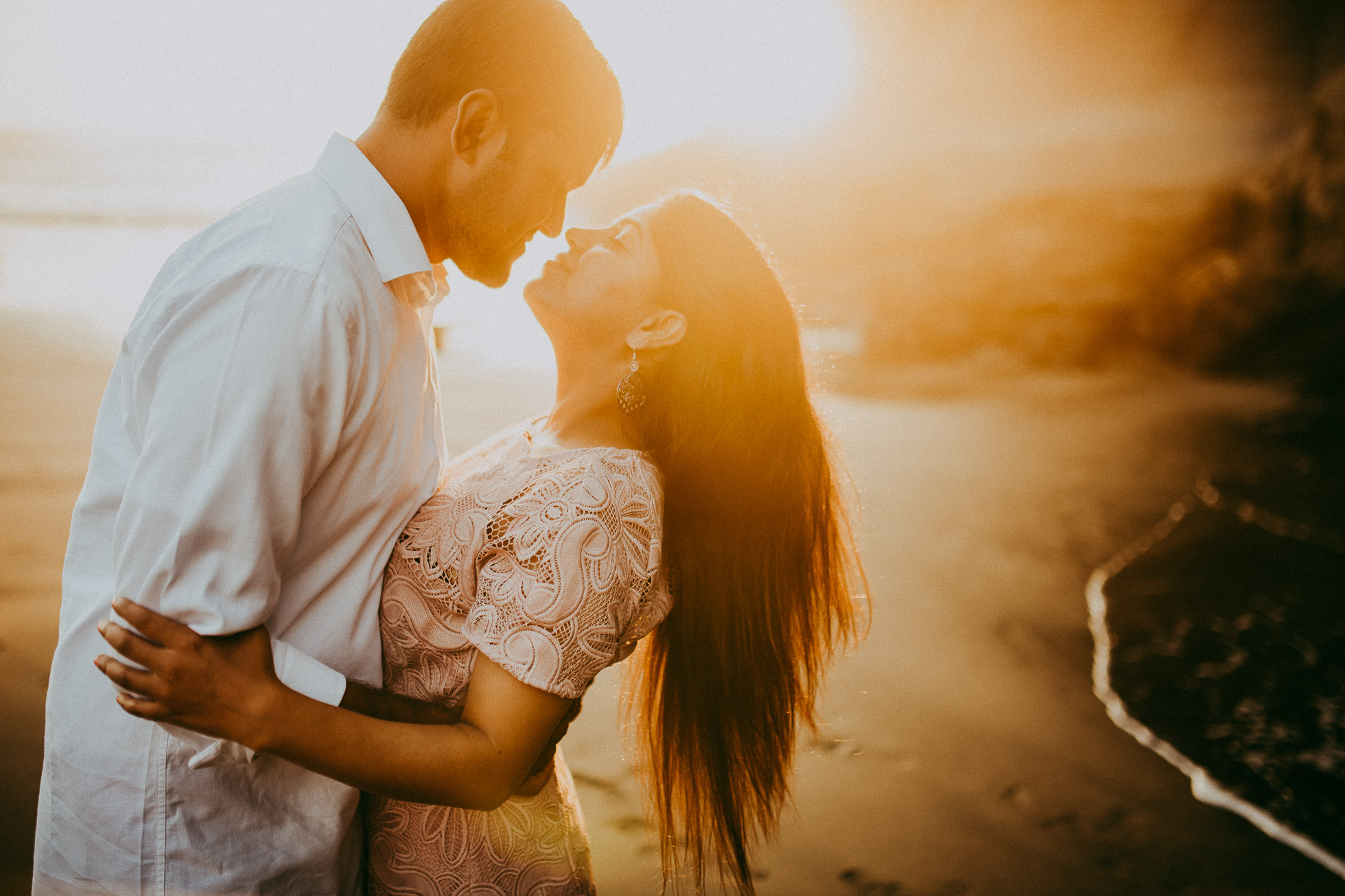 Muriwai Beach engagement session {Auckland wedding photographer}