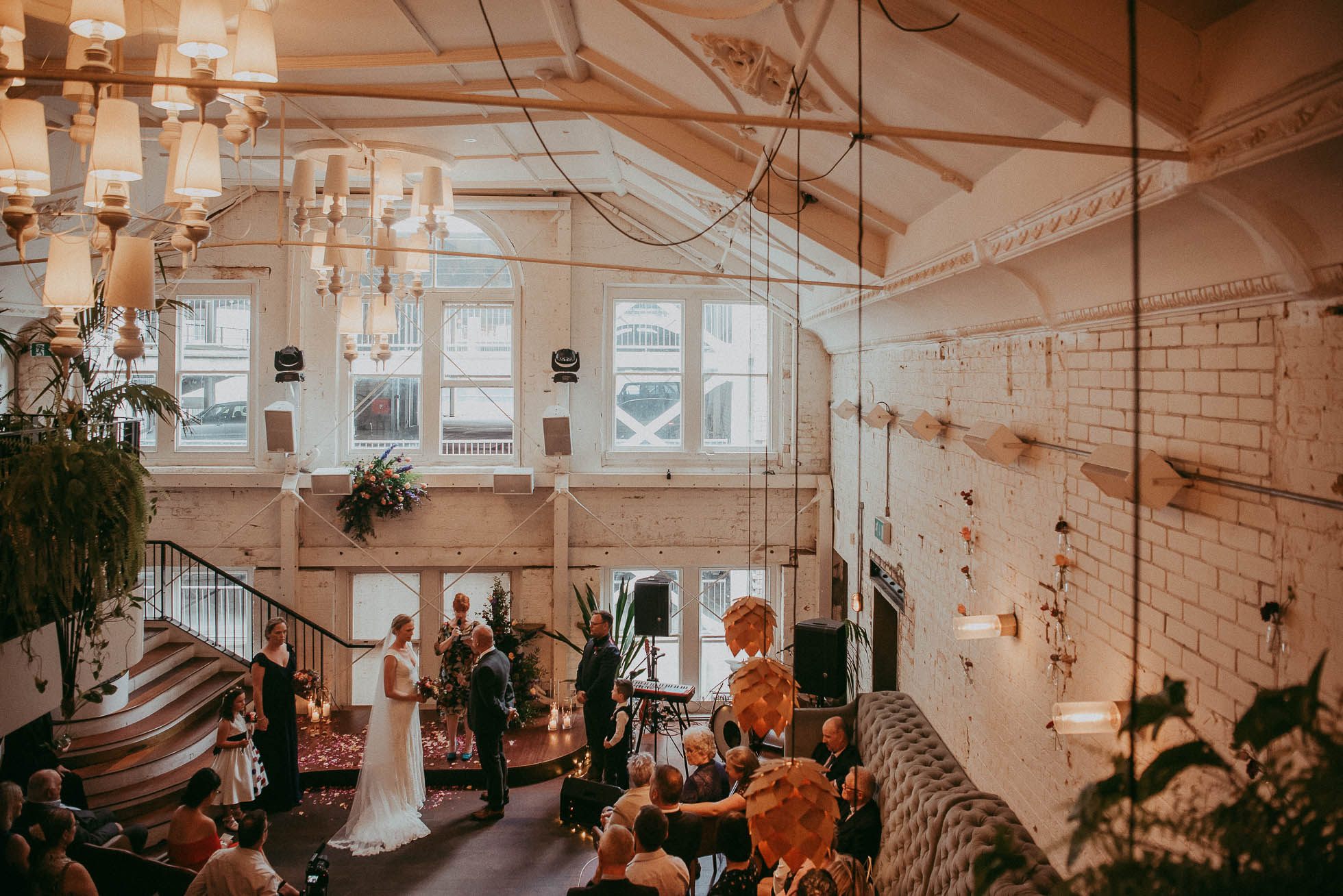 industrial venue - cafe Everybody's - Auckland City natural wedding photographer