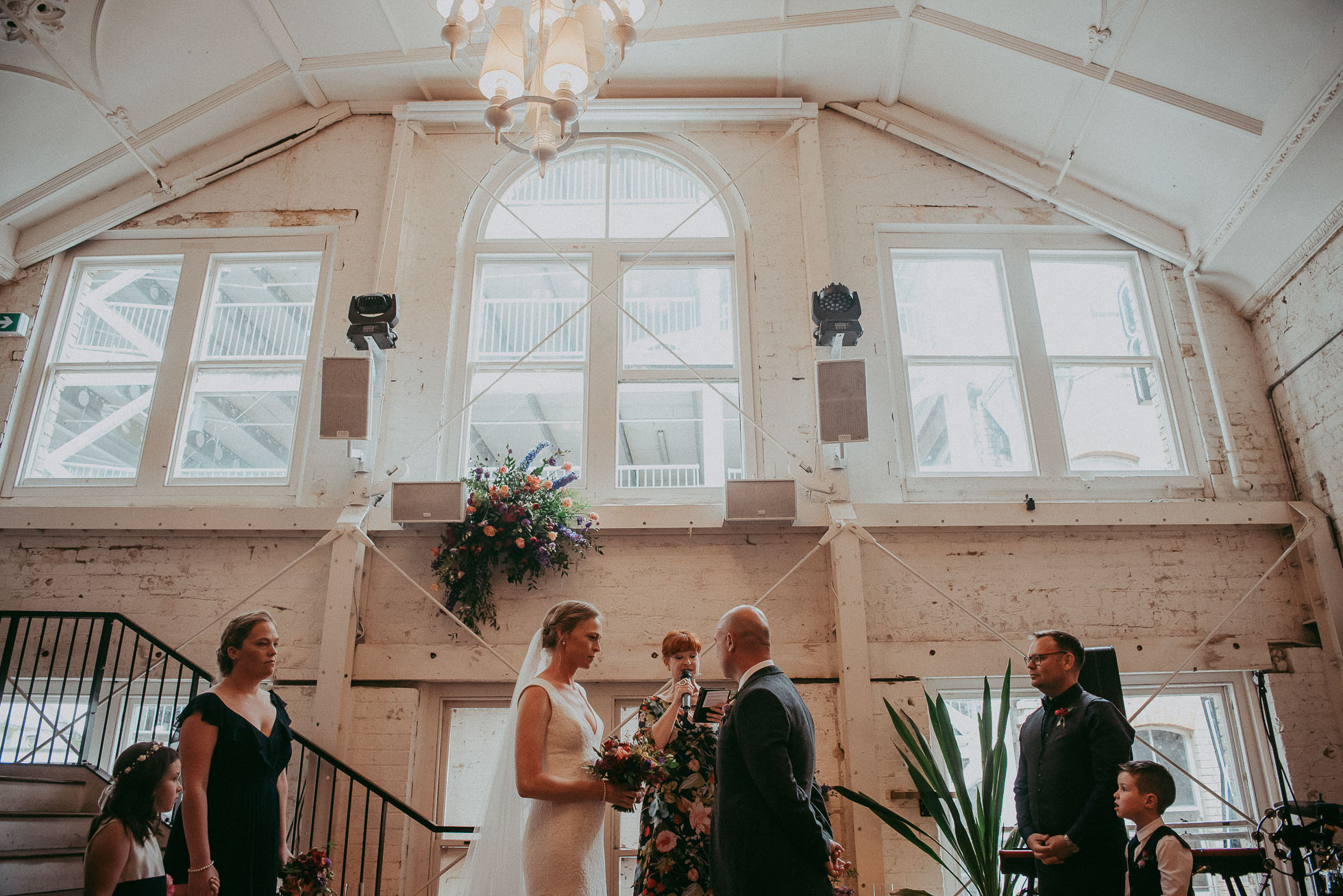 industrial venue - cafe Everybody's - Auckland City natural wedding photographer