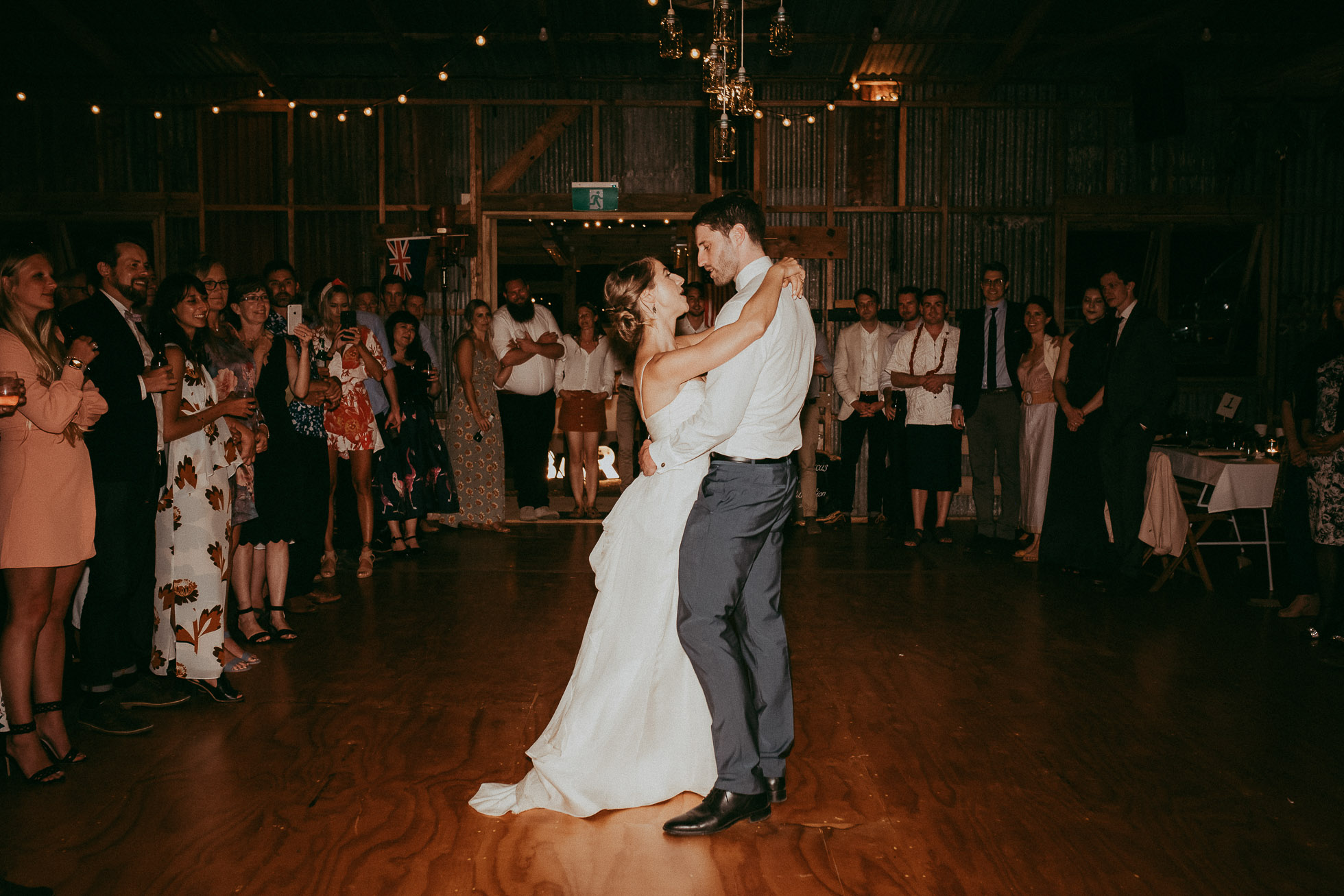 Auckland wedding photographers - rustic wedding venue - Nocton Woolshed - barn shed