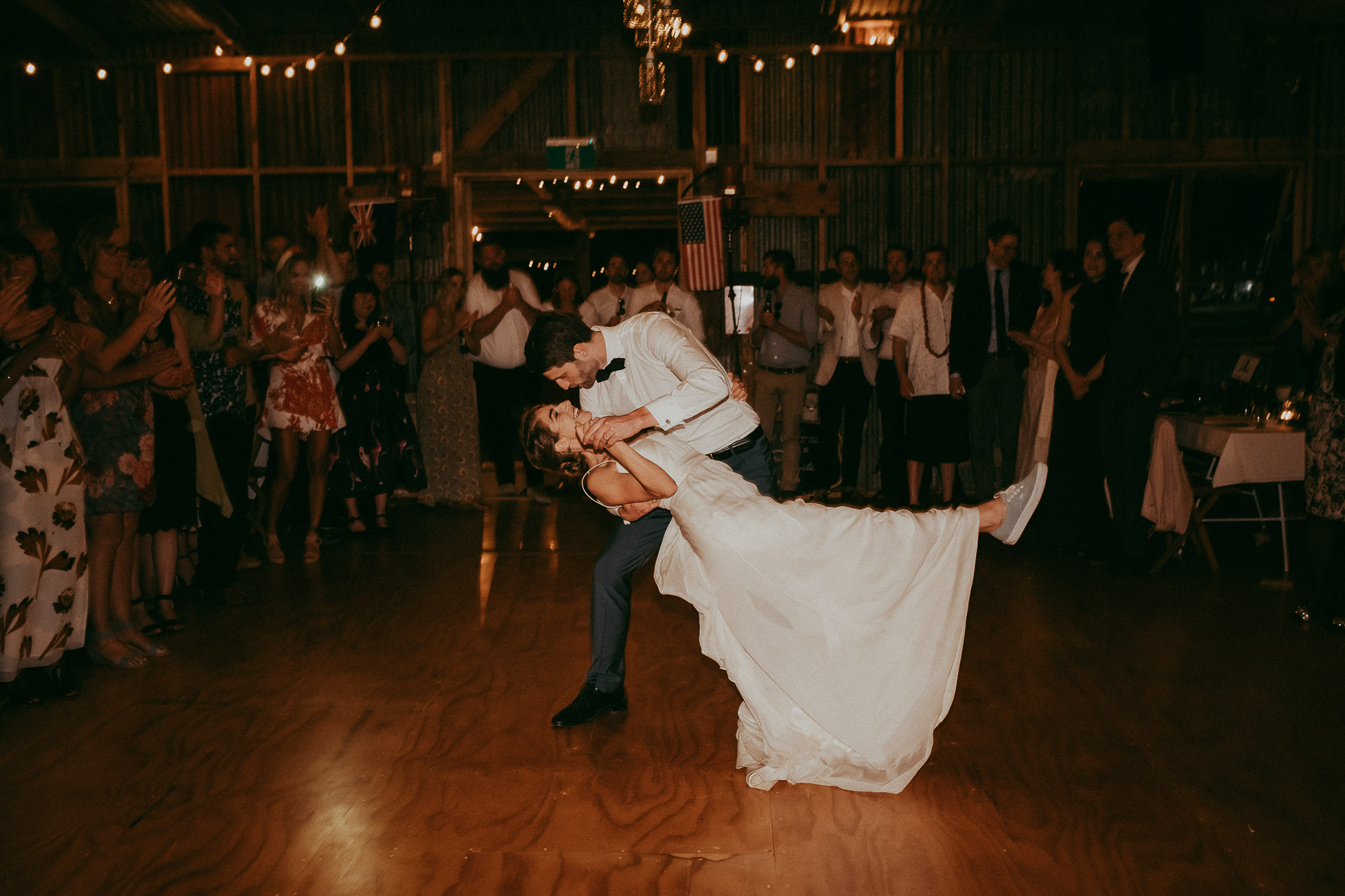 Auckland wedding photographers - rustic wedding venue - Nocton Woolshed - barn shed