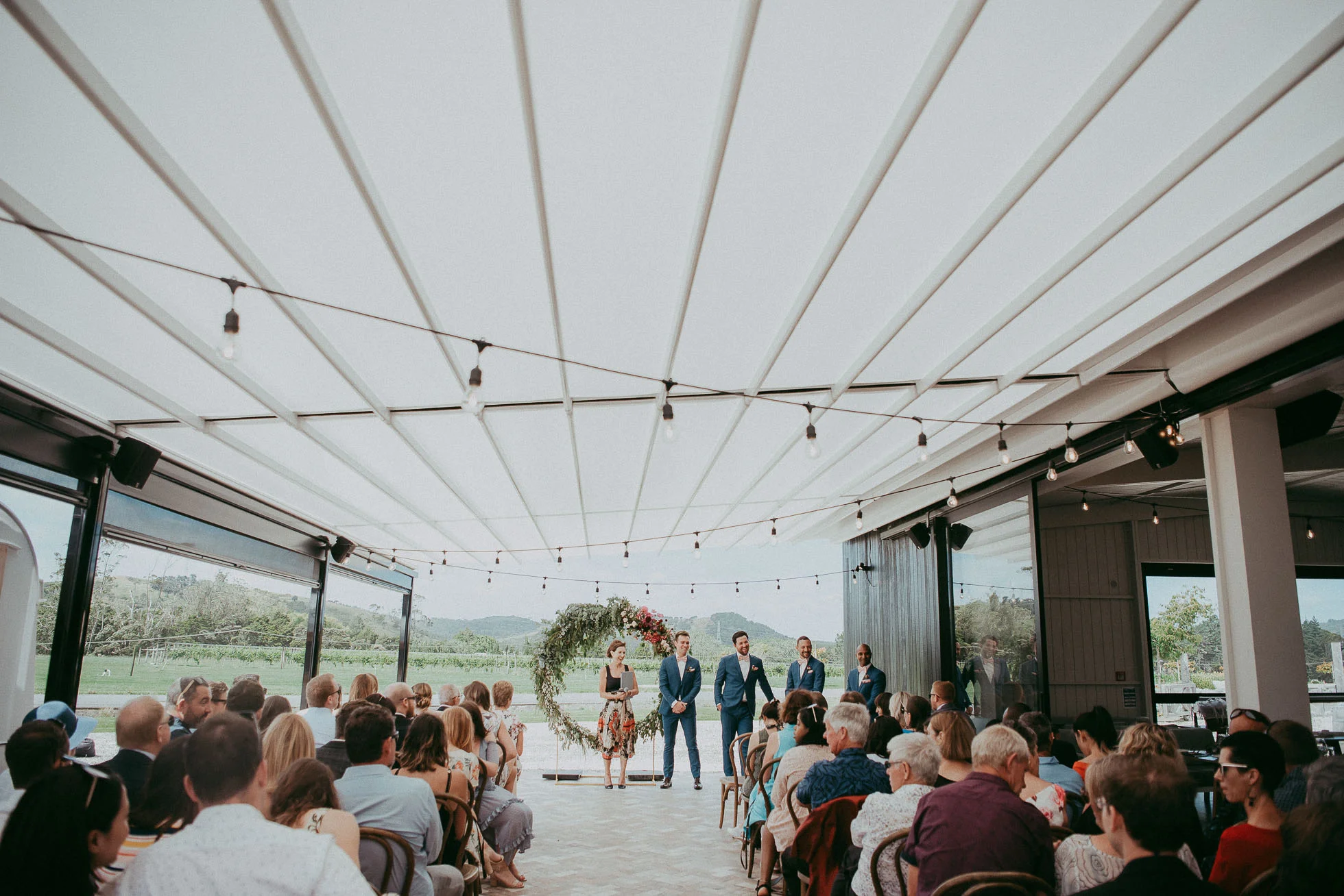 The Hunting Lodge {West Auckland wedding photographer} - wedding ceremony
