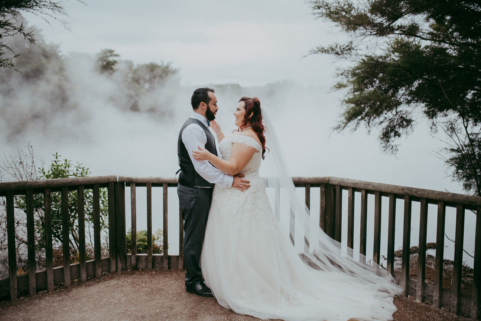 Rotorua Government Gardens - Blue Baths {Auckland wedding photographer}