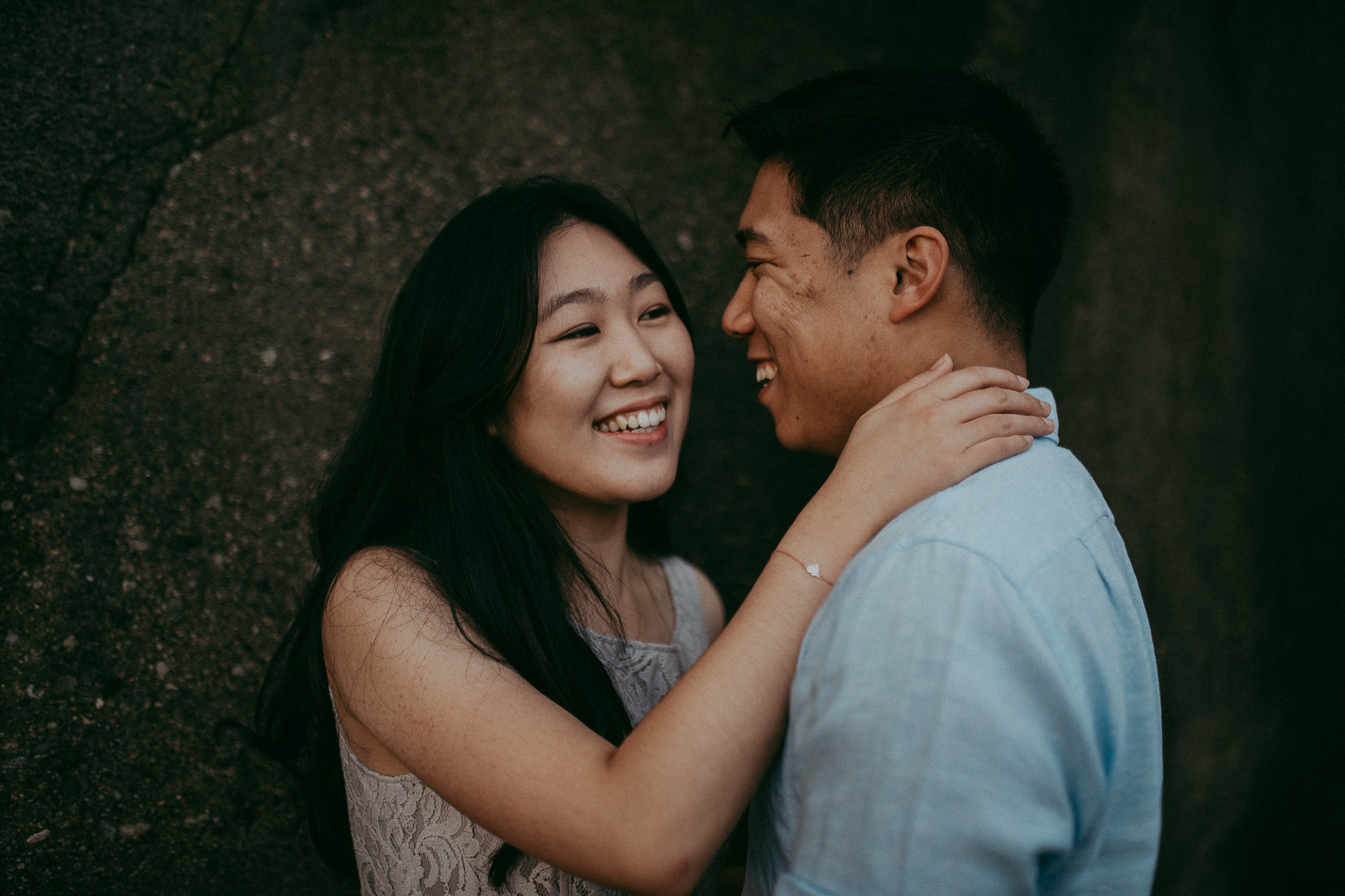 Romantic engagement | pre-wedding photo shoot - Muriwai Beach {Auckland wedding photographer}