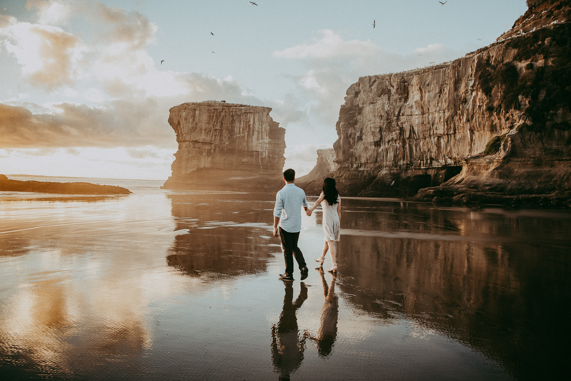 Muriwai beach - best | top wedding photographers in Auckland and New Zealand 