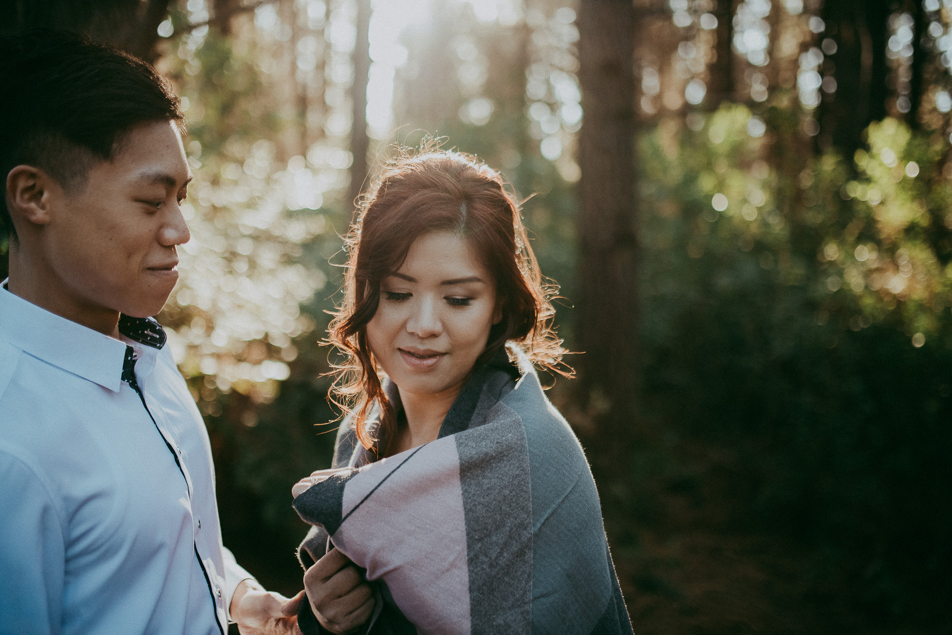 Pre-wedding West Auckland + Domain Auckland photo shoot {wedding | engagement photography}