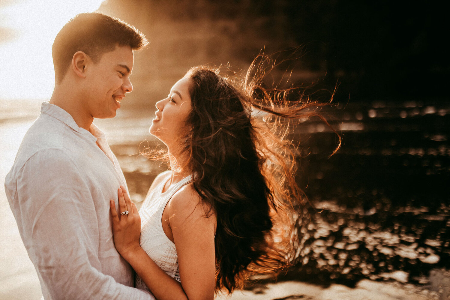 Love - Light - Laughter - pre-wedding session in Auckland {engagement - wedding photography}