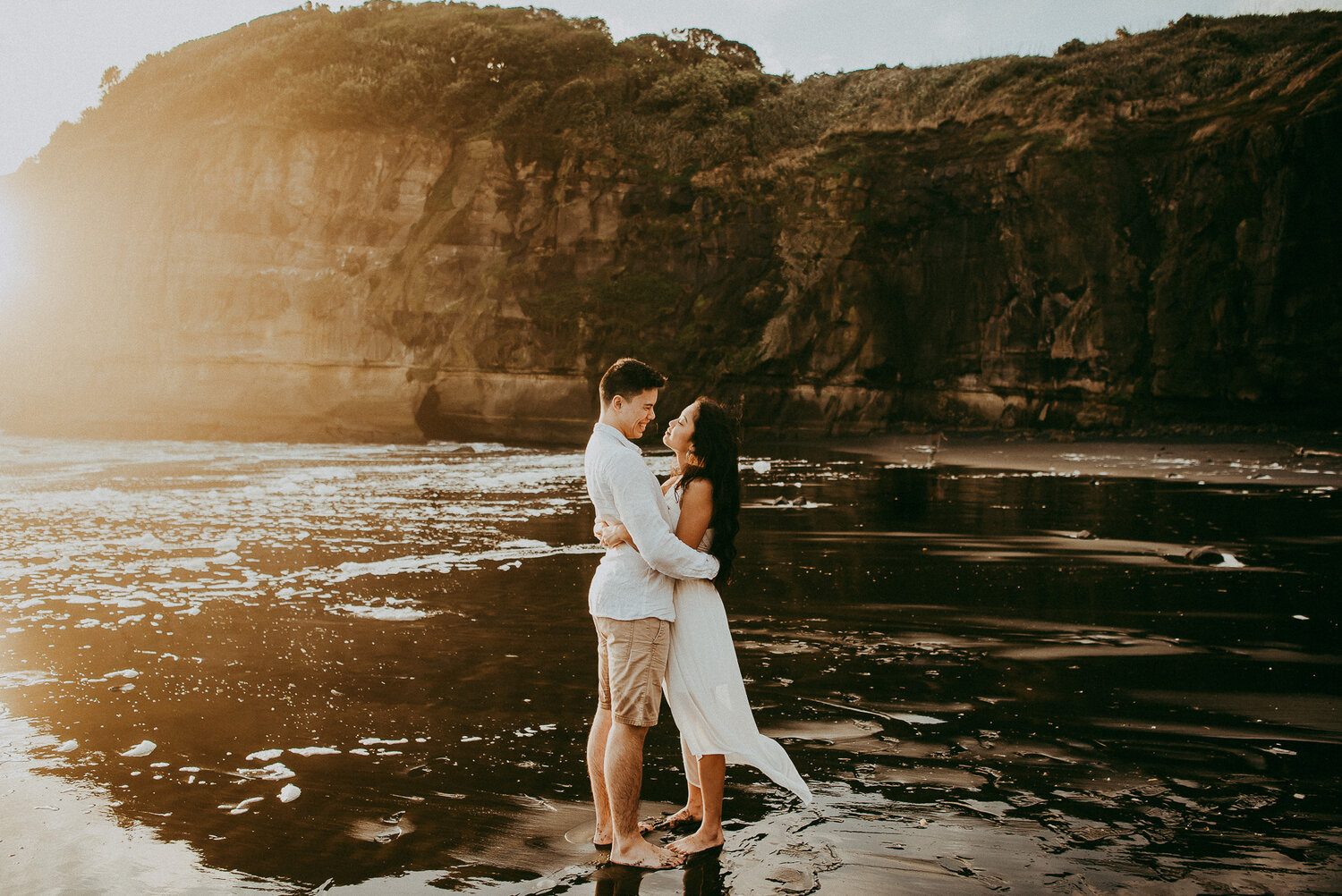 Love - Light - Laughter - pre-wedding session in Auckland {engagement - wedding photography}