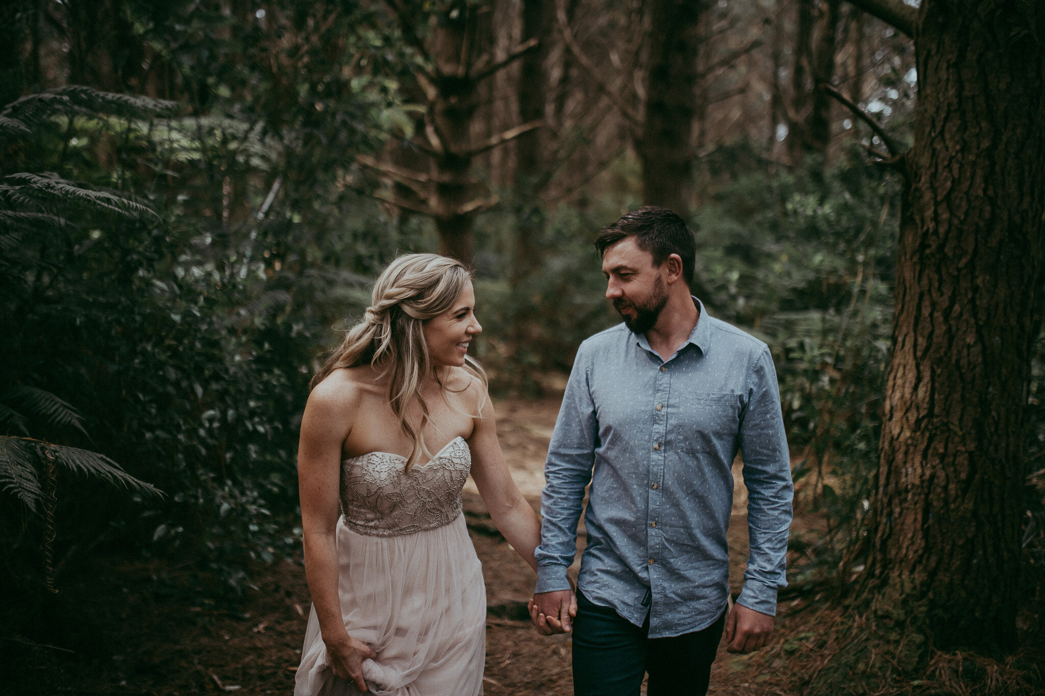 Forest Engagement Session {Auckland pre-wedding photographer}