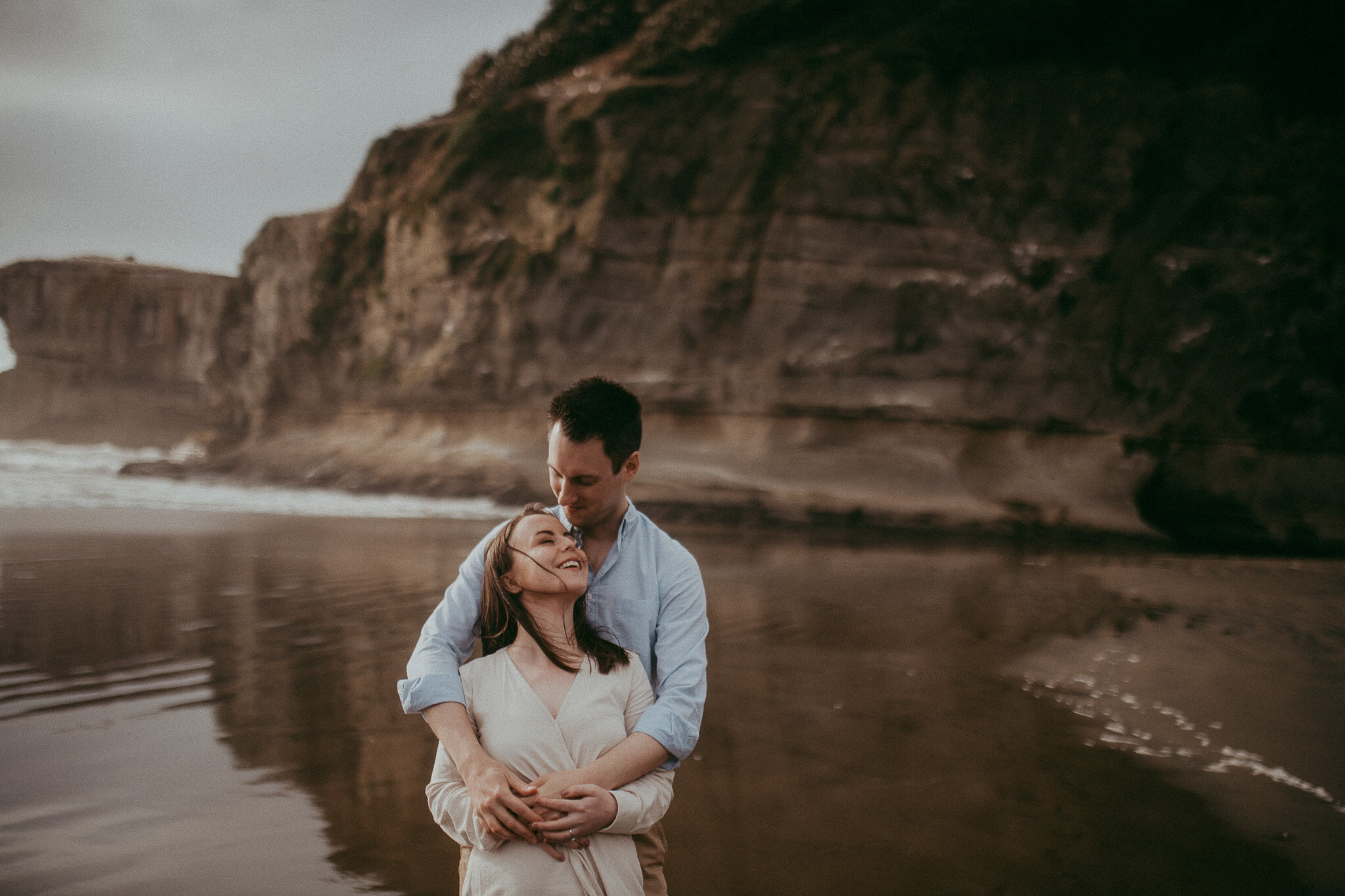 Emily &amp; Peter engagement shoot in Auckland