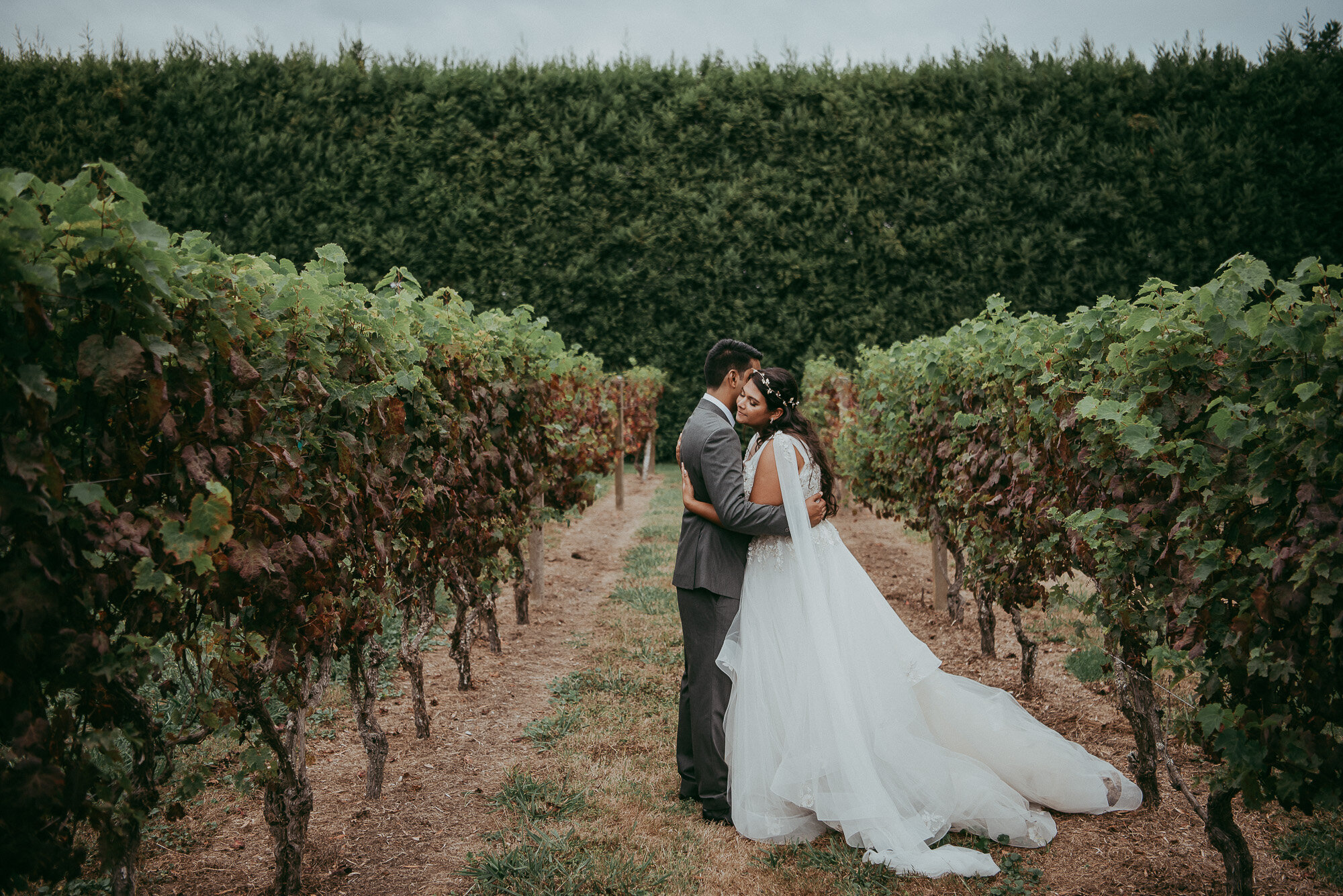 Markovina Vineyard Estate: Ria &amp; Jeremy {West Auckland wedding photographer}