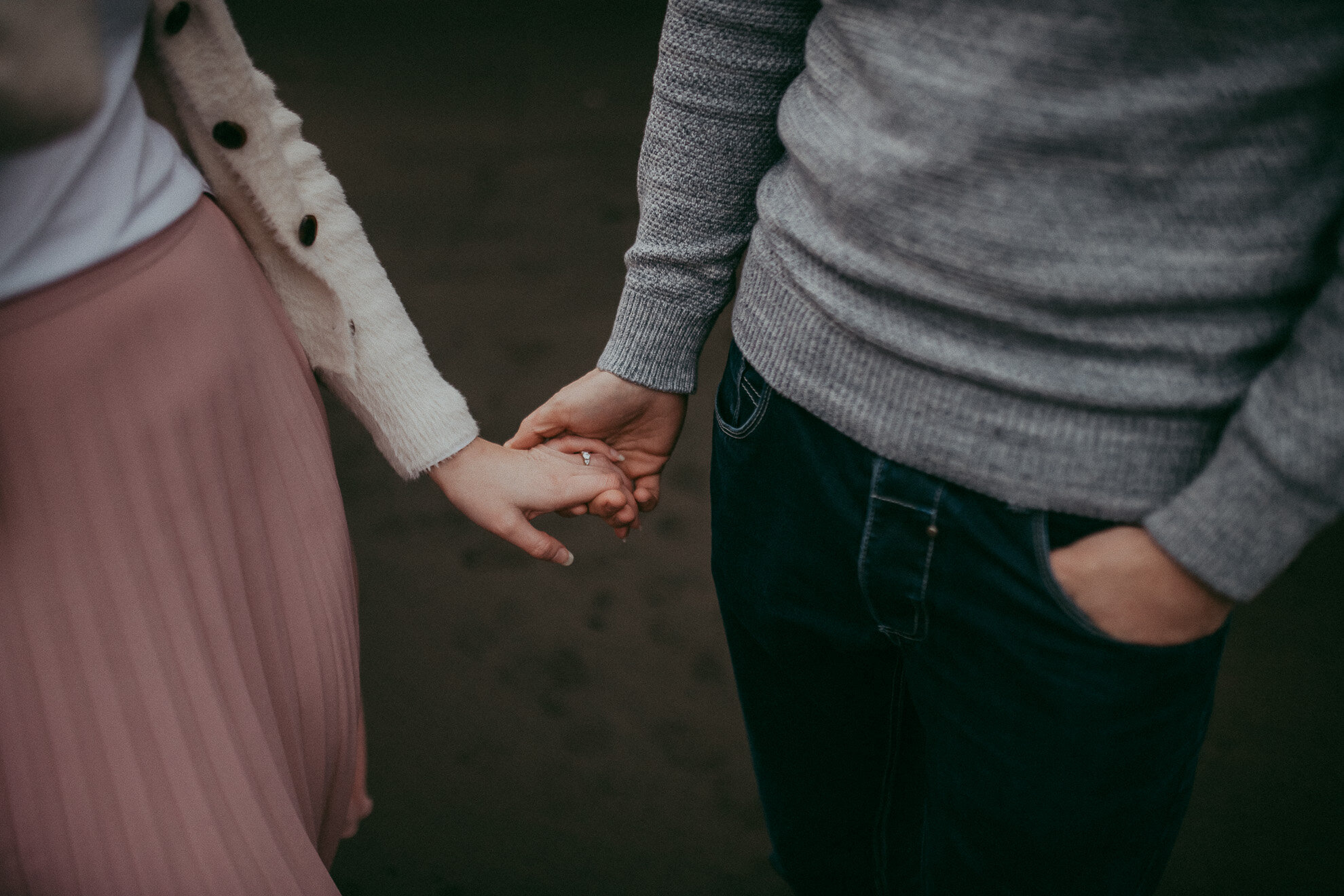 Winter Pre-wedding session on the beach - Kelly &amp; Hayden {Auckland engagement } couples photographer}