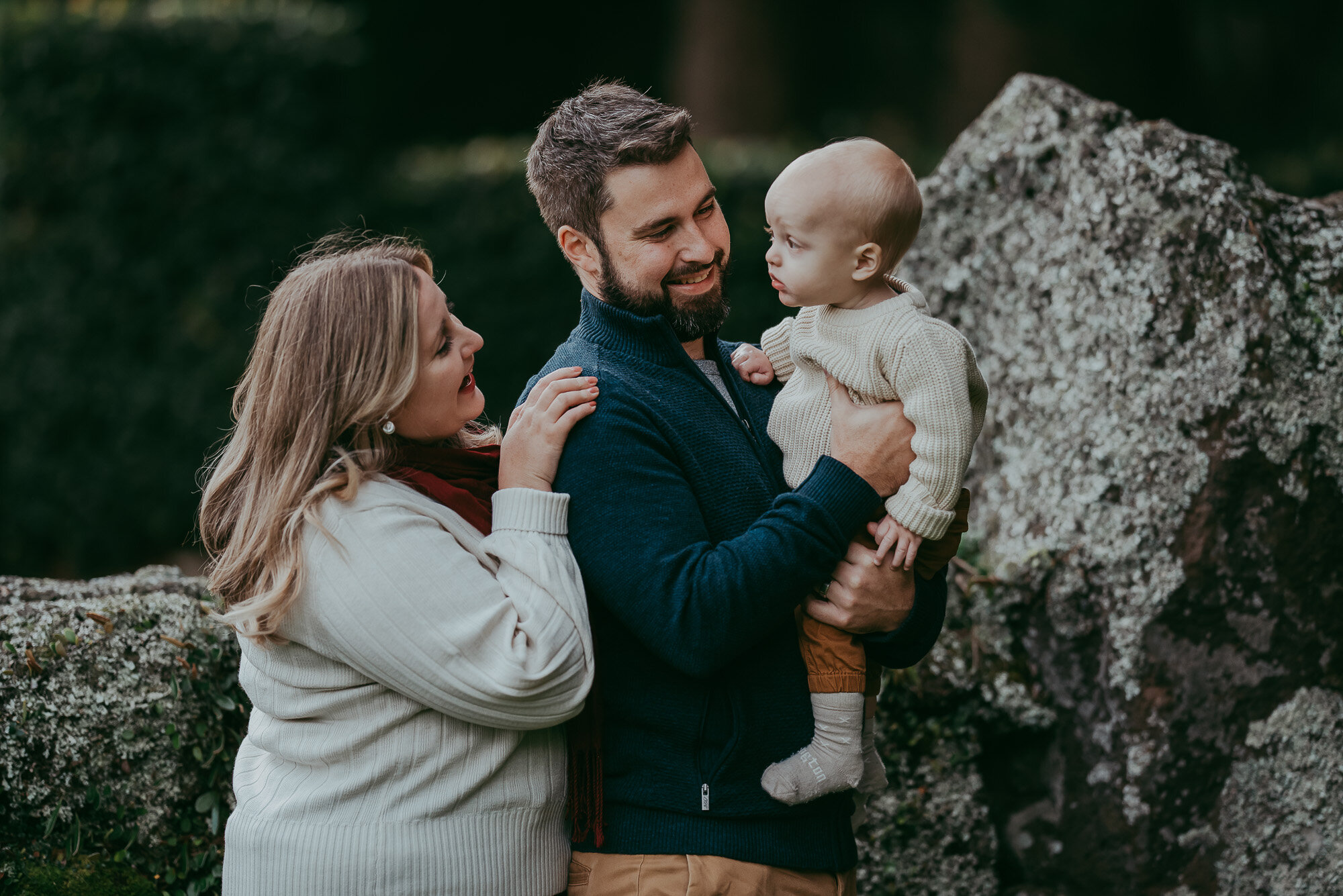 Autumn family-baby session in Cornwall Park {Auckland newborn photographer}