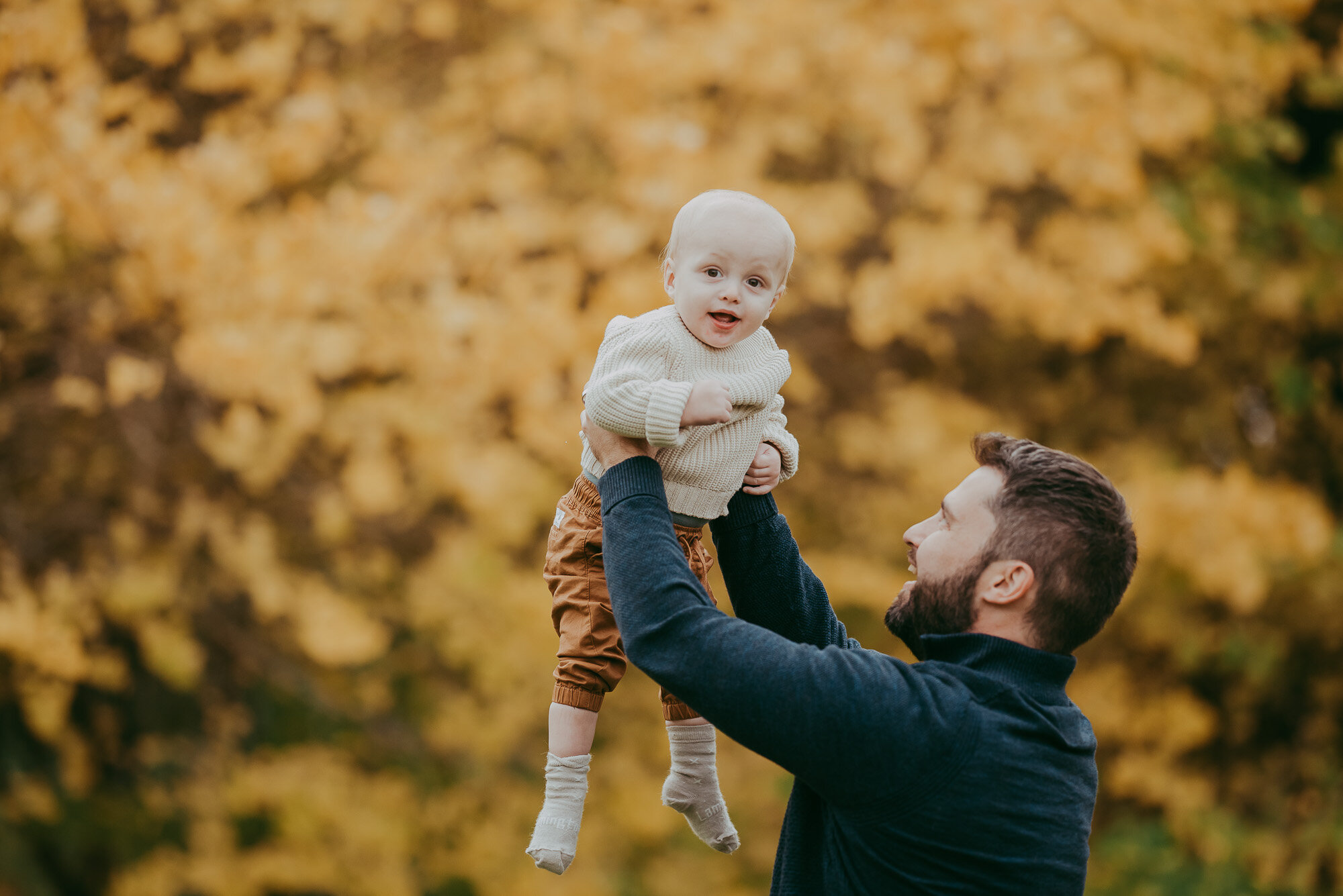 Autumn family-baby session in Cornwall Park {Auckland newborn photographer}