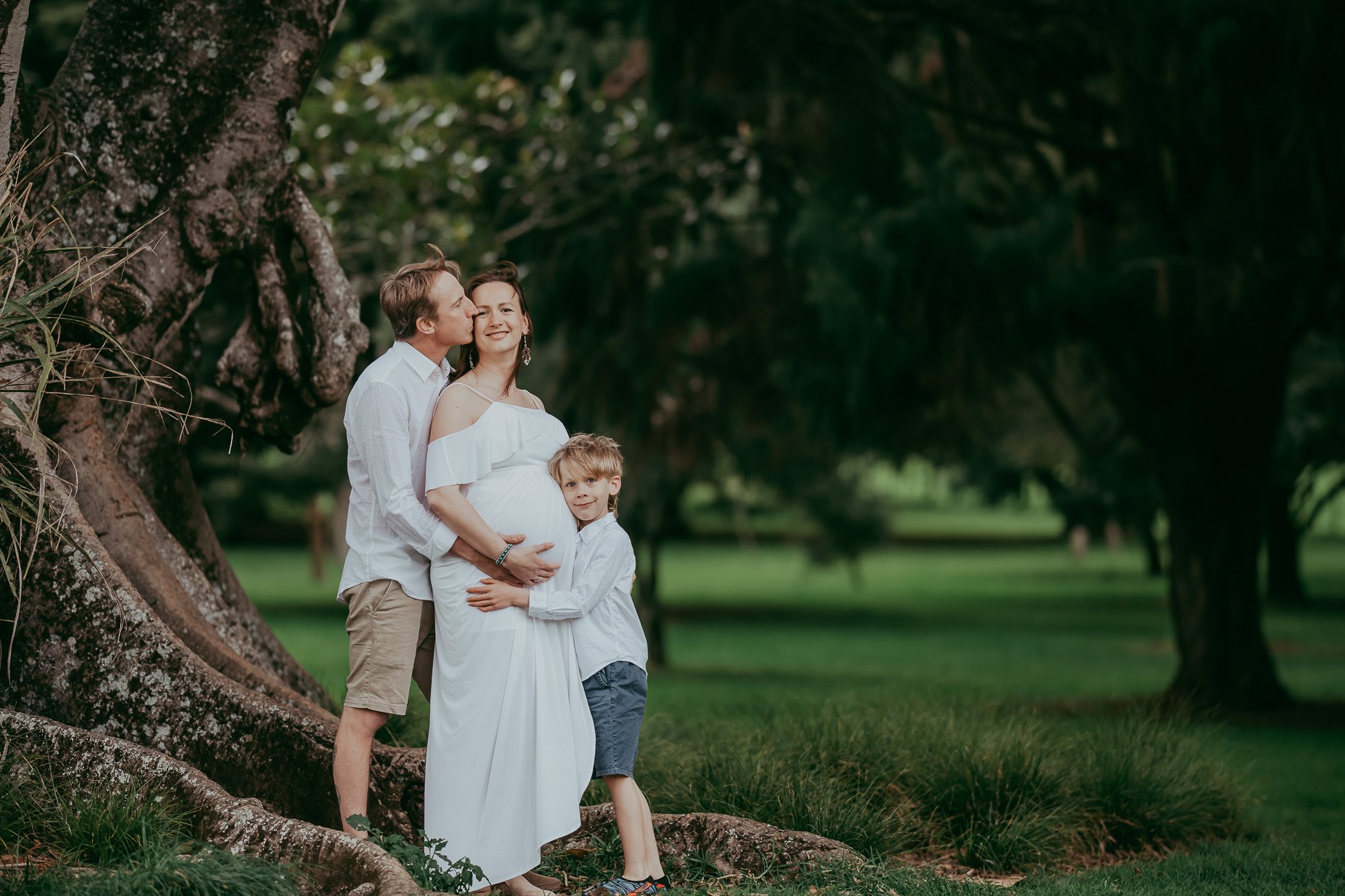 Blossom maternity session in Cornwall park {Auckland family-newborn photographer}