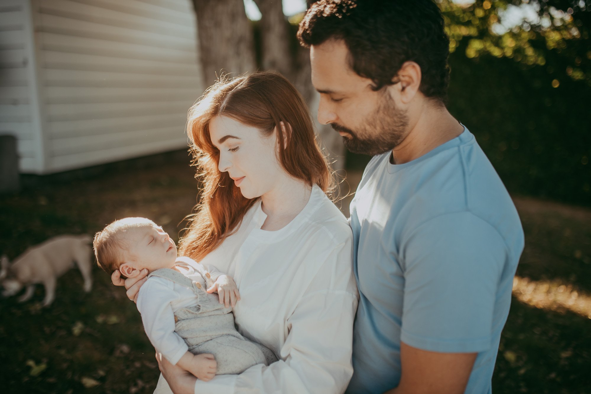 Newborn photo shoot in Auckland city {family-baby photographer}