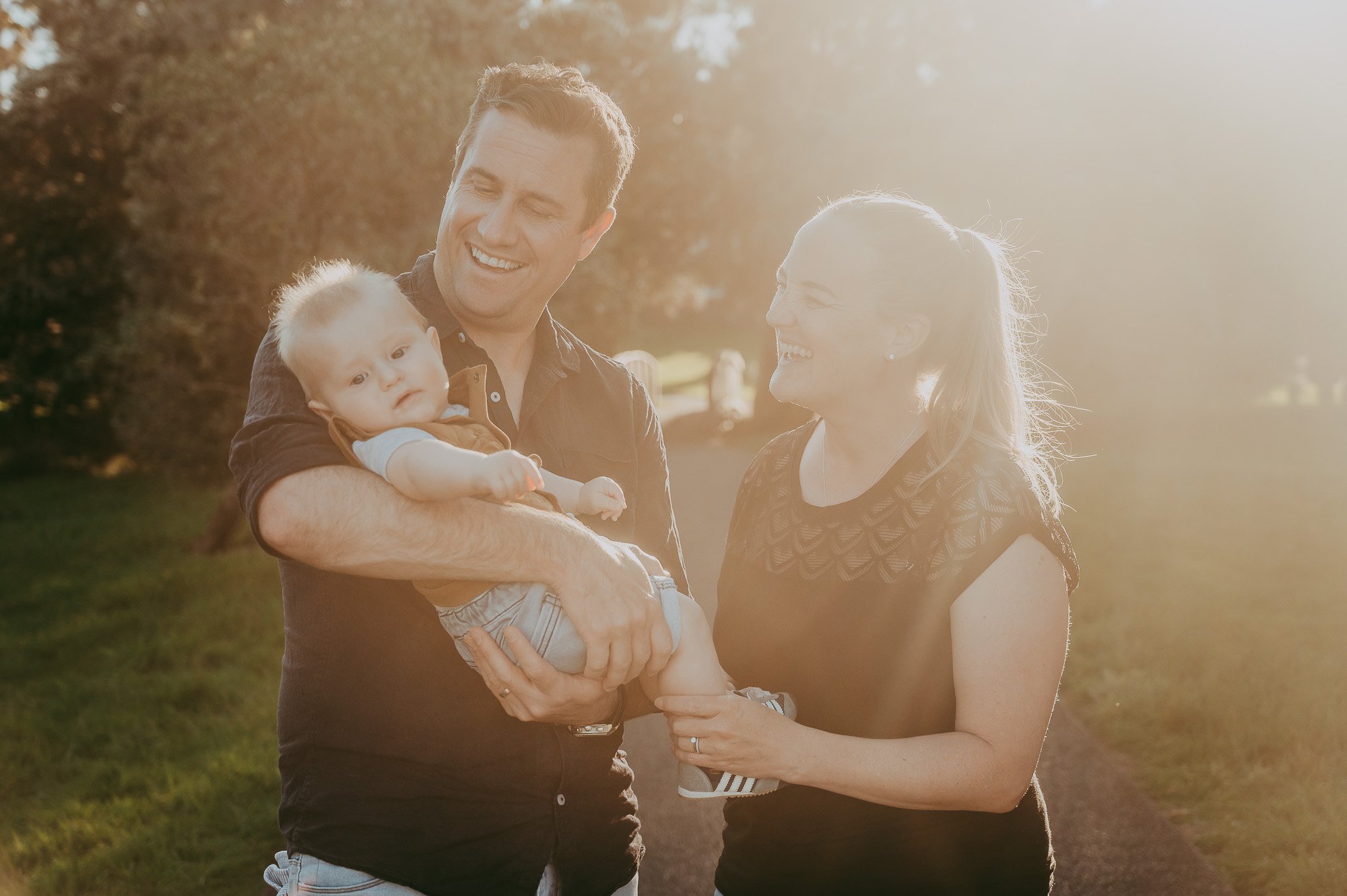 Family of three - Onepoto Domain and Beach Haven Wharf {North Shore, Auckland photographers} 