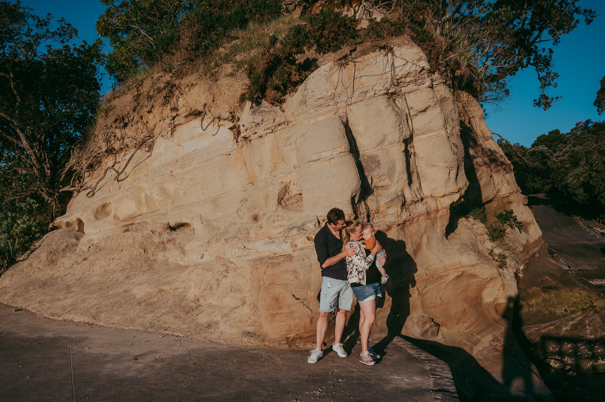 Family of three - Onepoto Domain and Beach Haven Wharf {North Shore, Auckland photographers} 