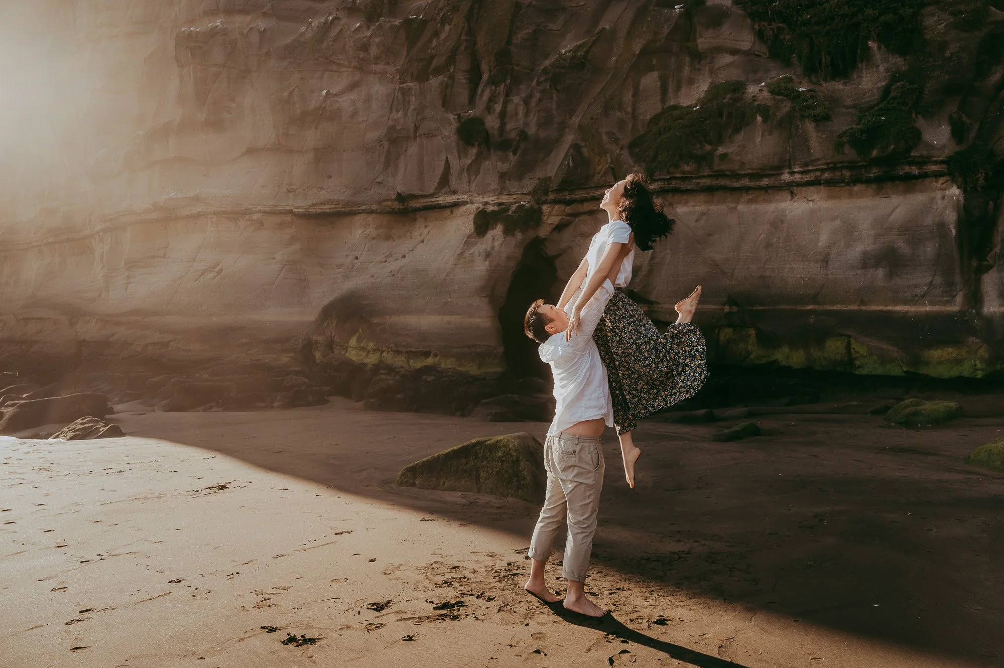 Pre-wedding photo shoot in West Auckland: Pei and Robert {couples-engagement photography}