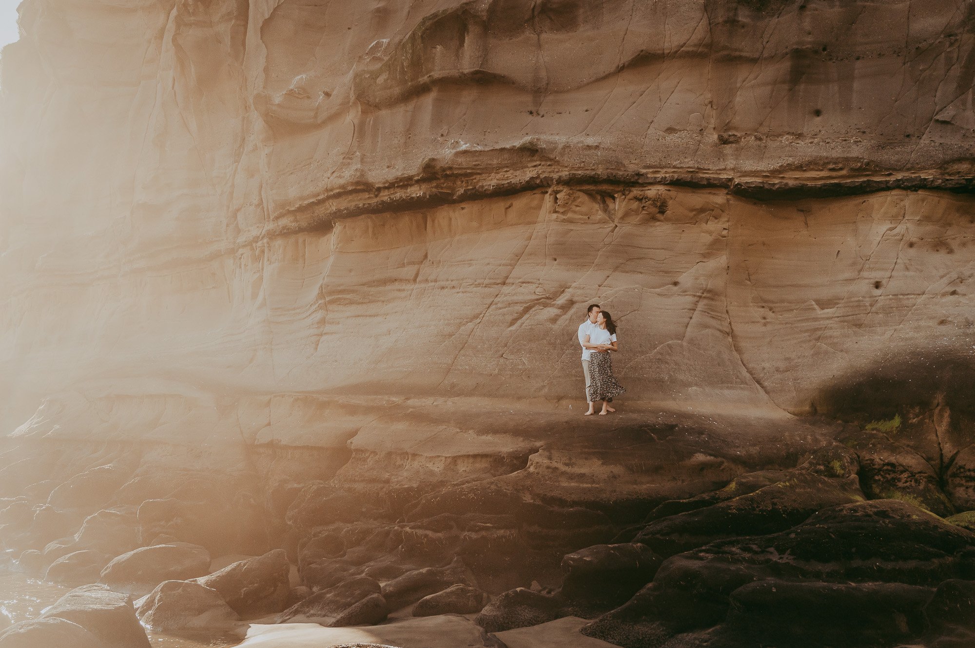 Pre-wedding photo shoot in West Auckland: Pei and Robert {couples-engagement photography}
