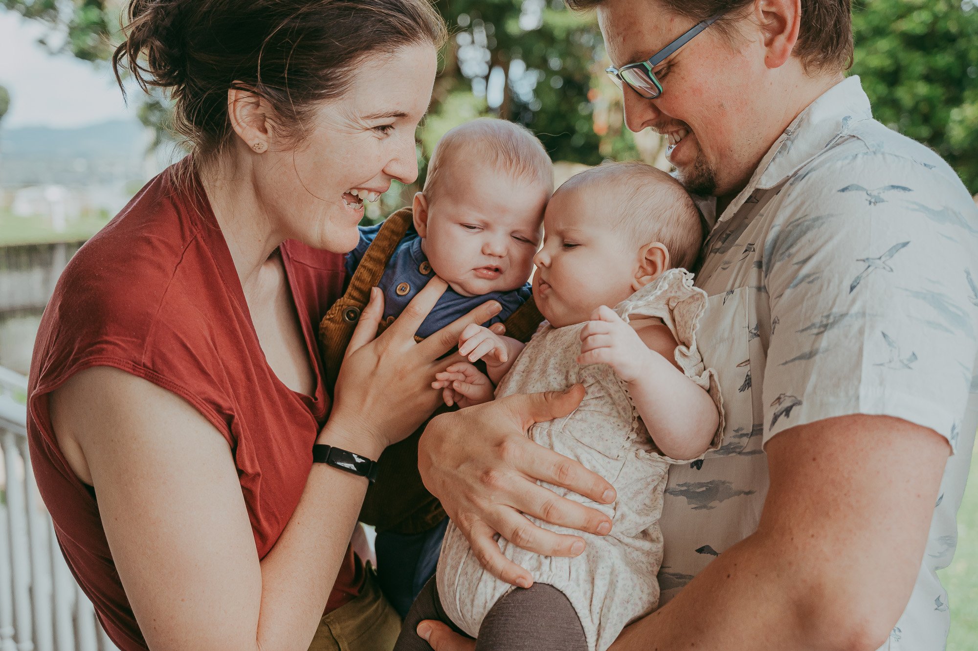 Twins baby photo shoot in West Auckland {newborn-kids photographer}