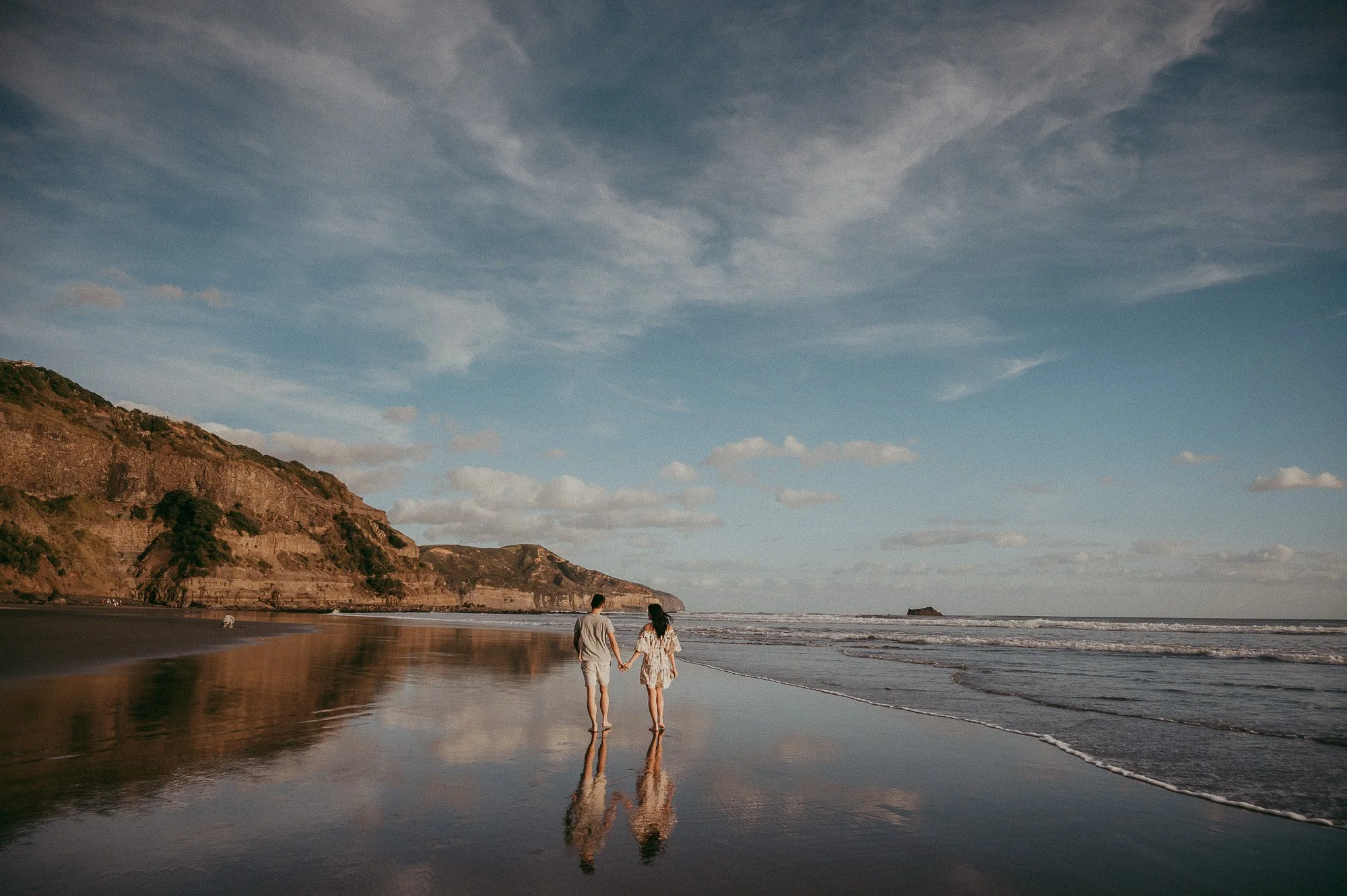 Overseas couple session in Auckland {NZ pre-wedding photographer}
