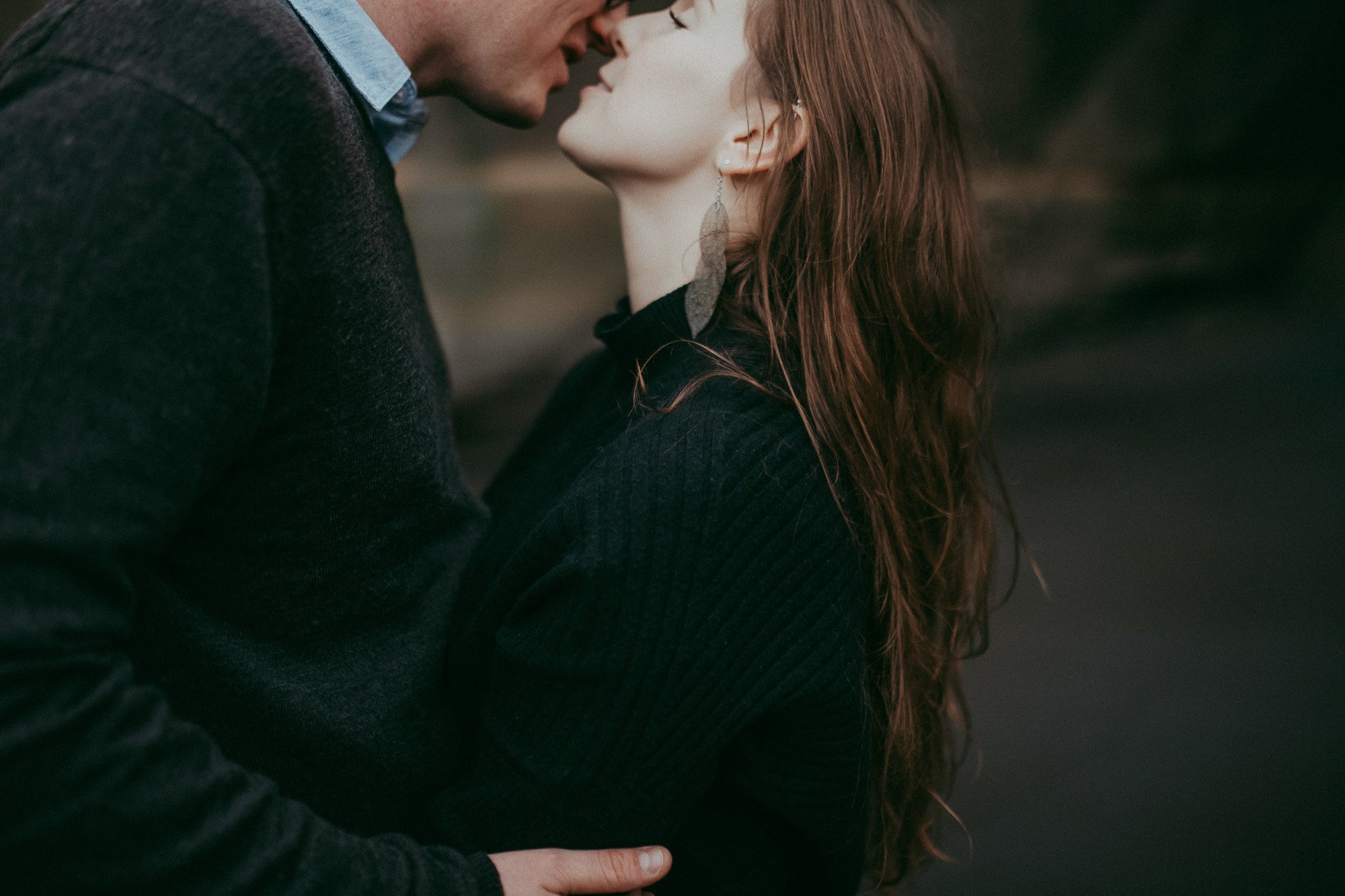 Winter engagement session at the beach {Auckland - New Zealand photographer}