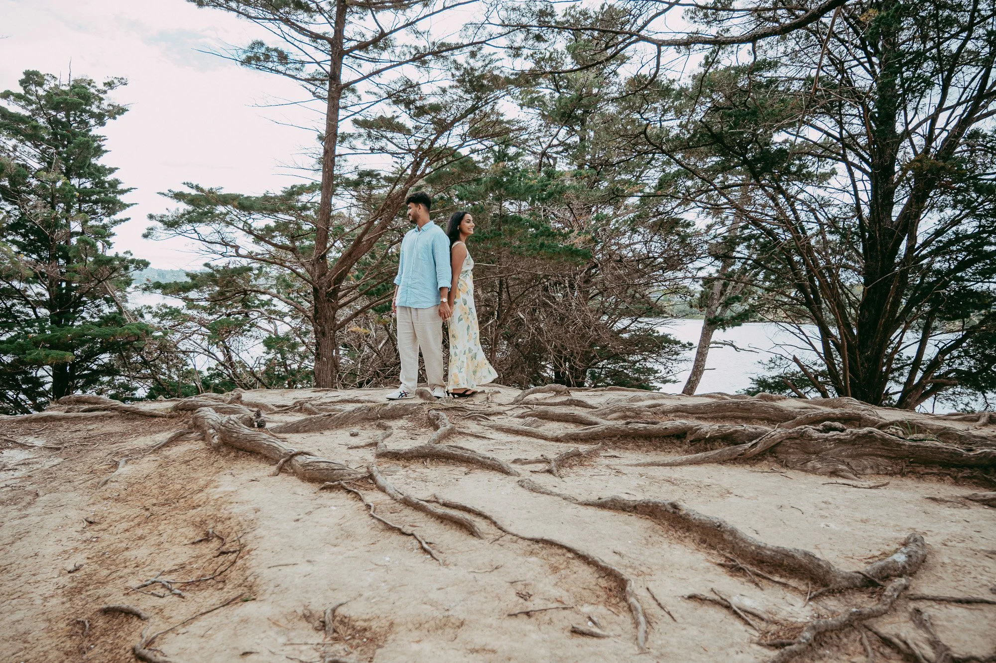 Proposal in Sanders Reserve (Auckland pre-wedding photographer)