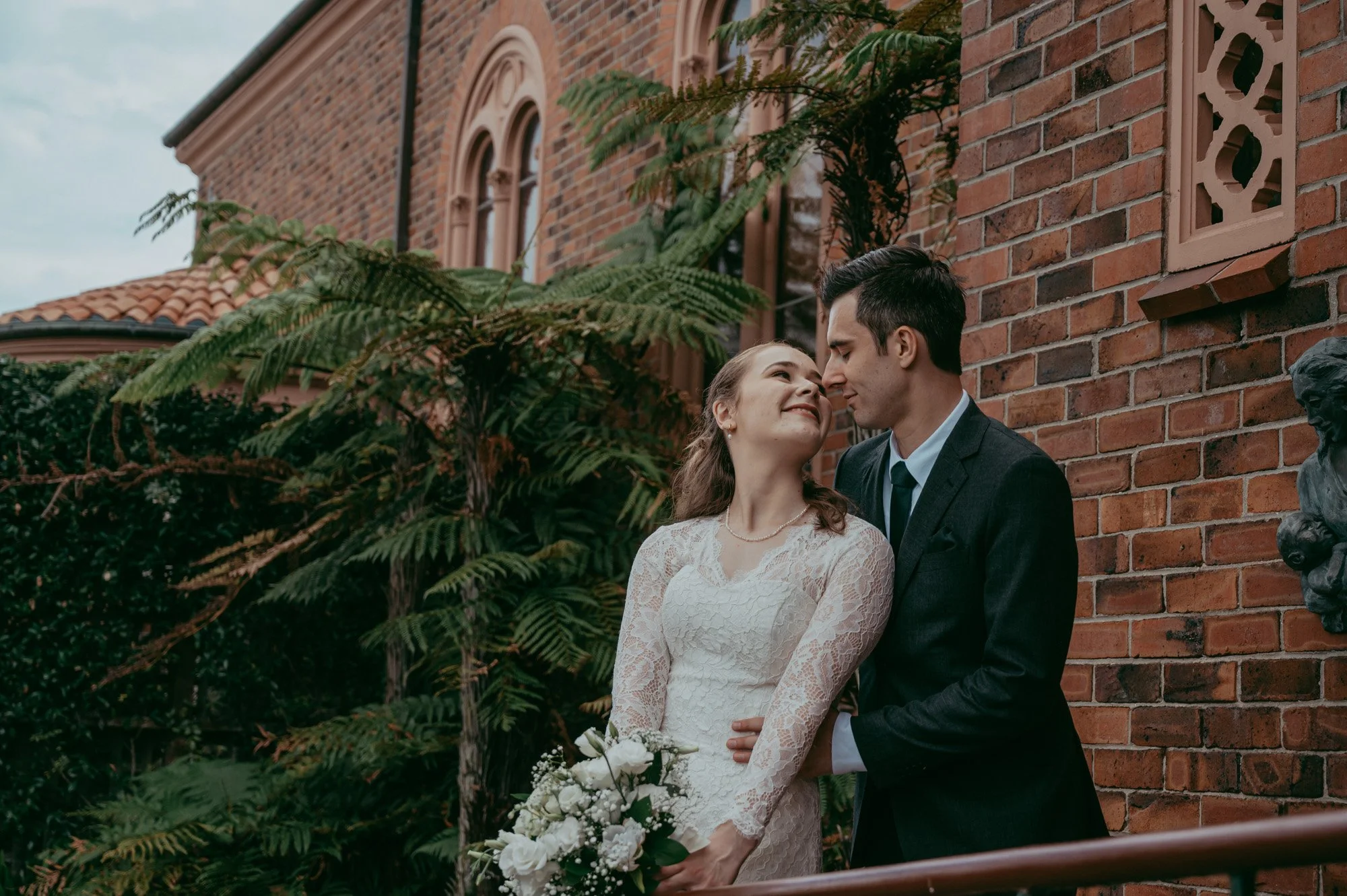 St Michael's church wedding (Auckland photographers) - Kathy and James