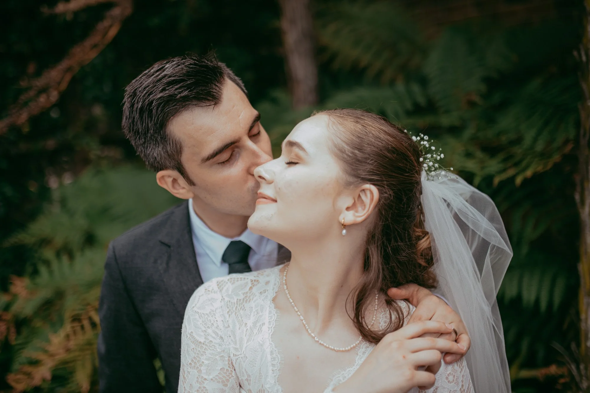 St Michael's church wedding (Auckland photographers) - Kathy and James