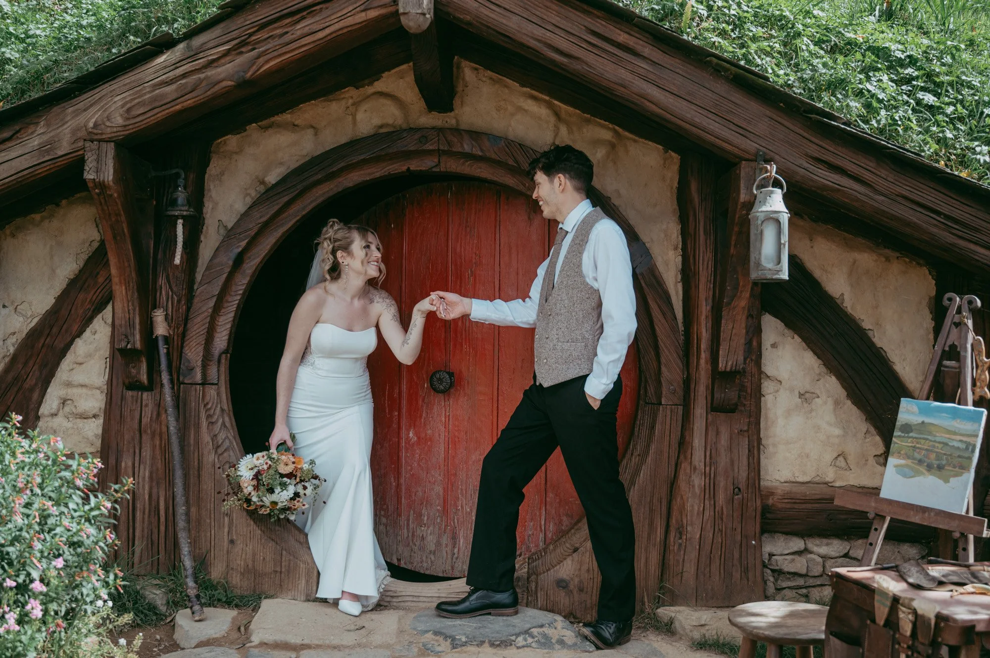 Wedding in Hobbiton: Steve and Desiree (New Zealand photographer)