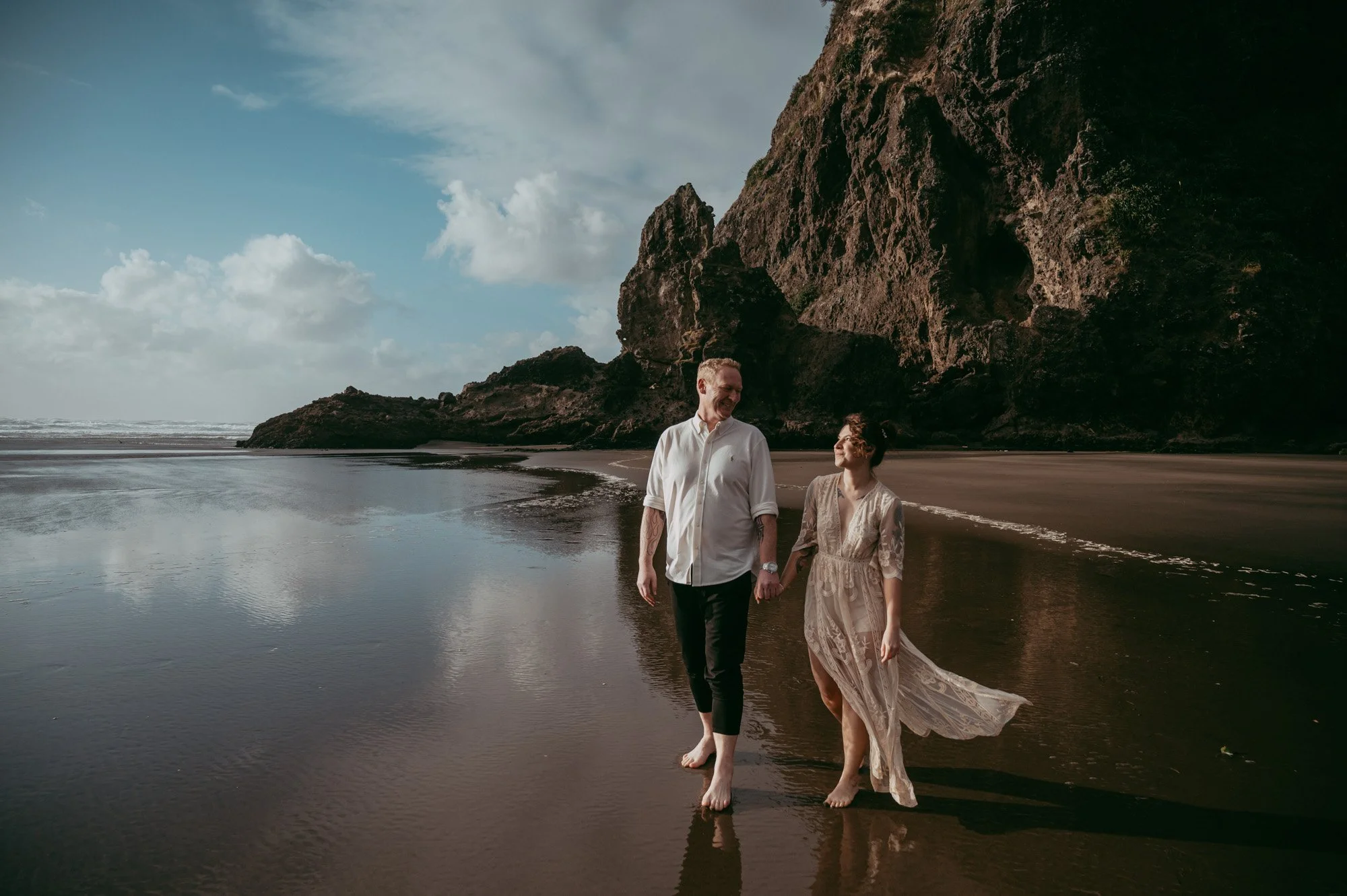 Elopement at Piha (West Auckland photographer) - Alex and Stephen
