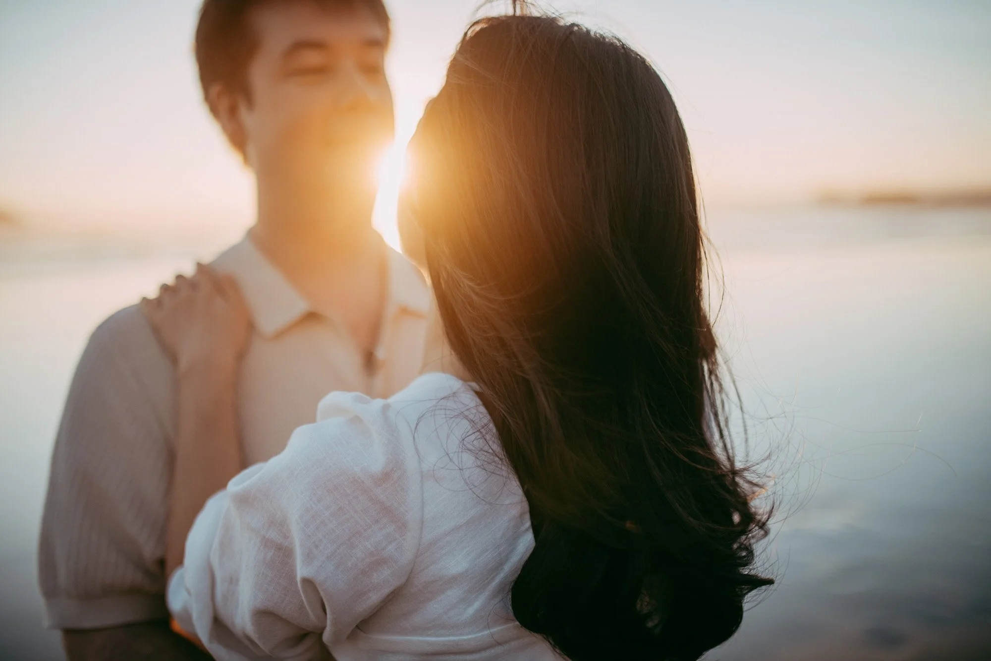 Sunset engagement session - Muriwai forest and beach (Pre-wedding photographers Auckland)