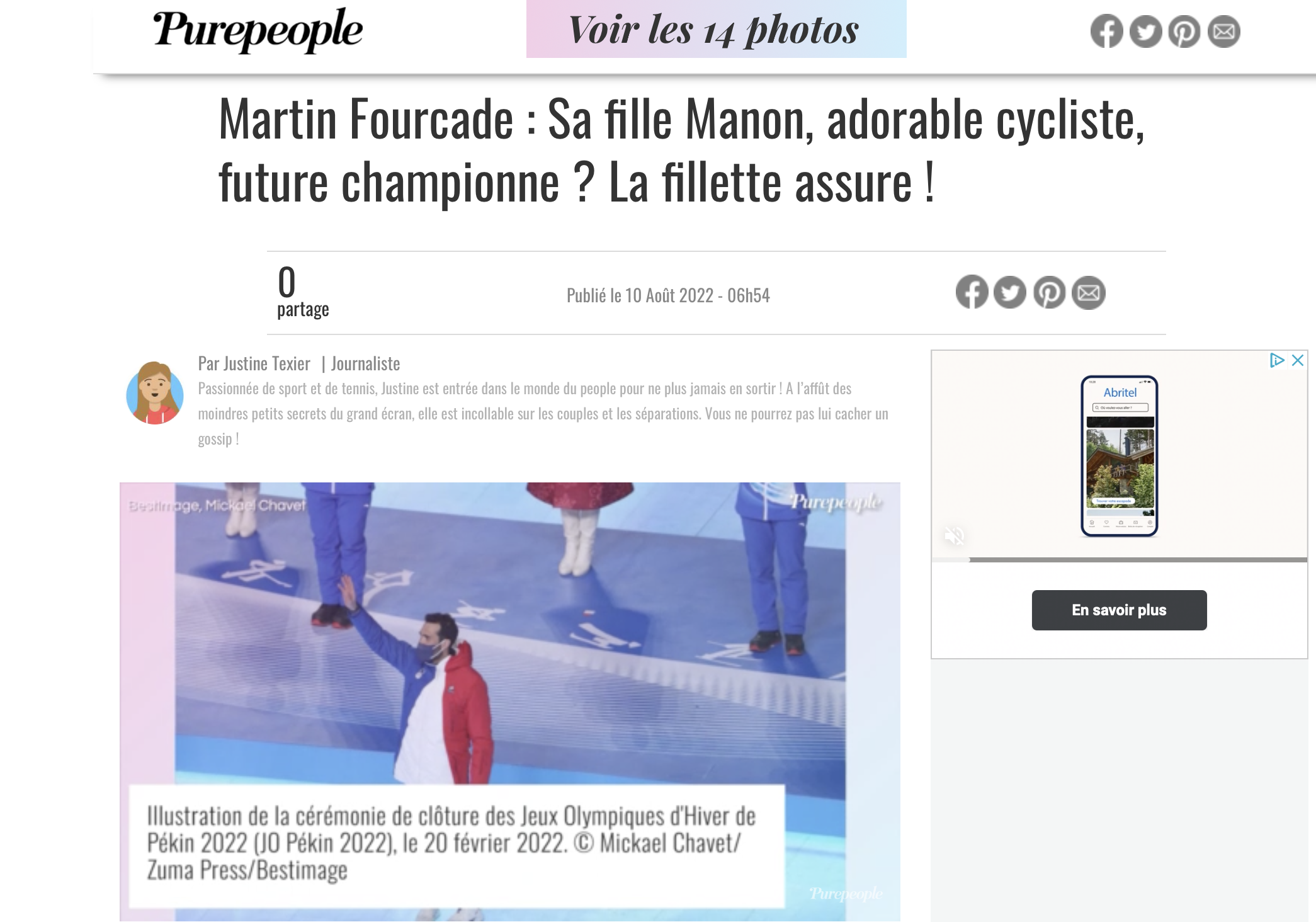 OLYMPIC PHOTOGRAPHER MICKAEL CHAVET - PRESS CLIPS (2) — Mickael Chavet