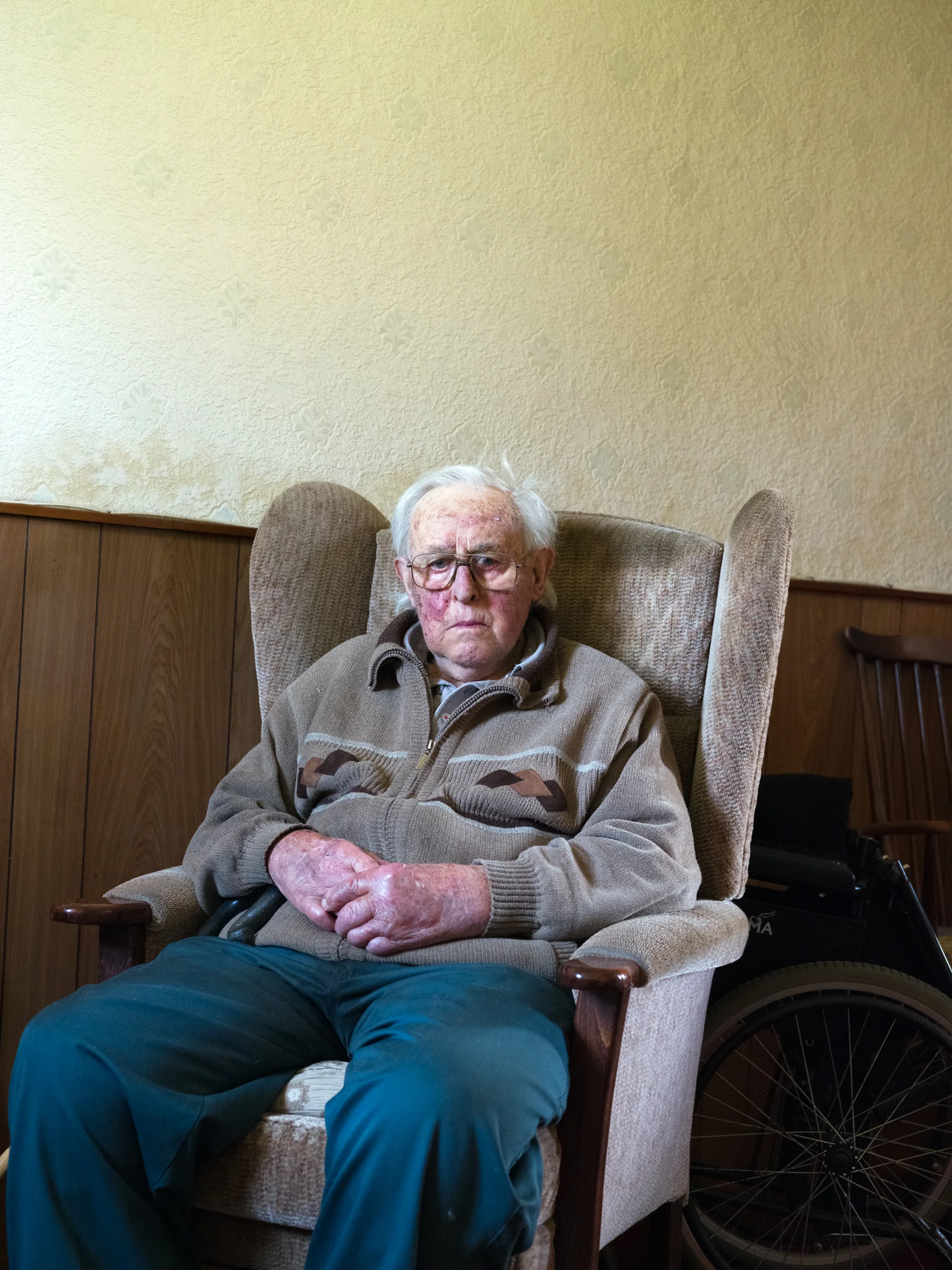 Old Mr Field, 50 years a tenant farmer