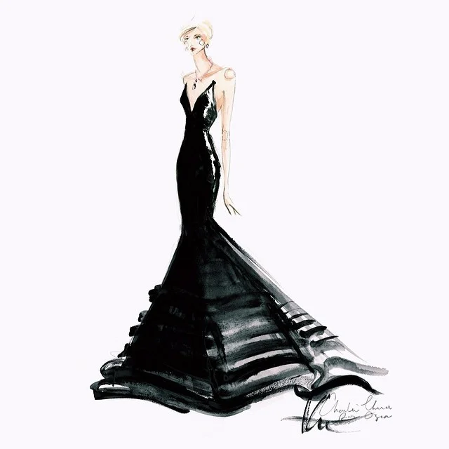 86th Academy Awards through the strokes of Paper Fashion