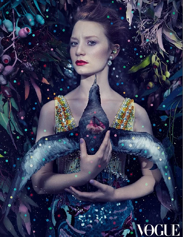 Fashion meets art in Vogue Australia