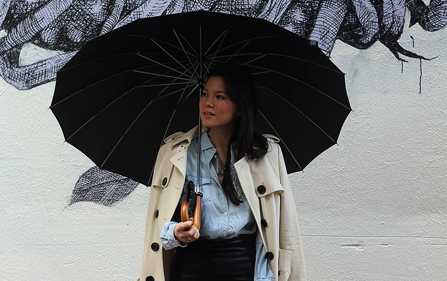 Katherine Dunmill Leather Skirt