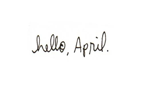 Hello April, Lei Lady Lei