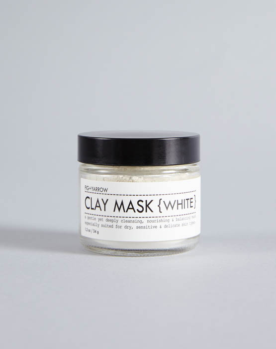 Fig & Yarrow Clay Mask White