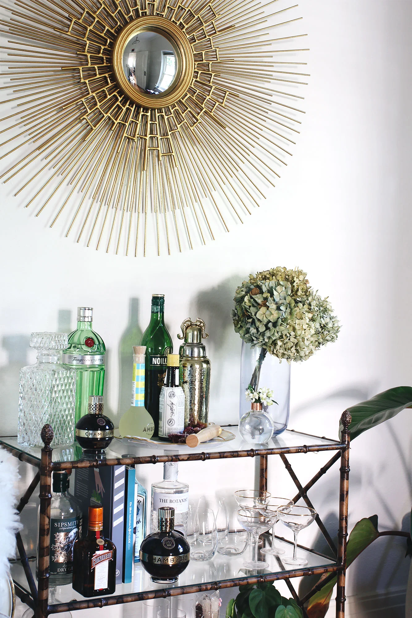 How to Style a Bar Cart