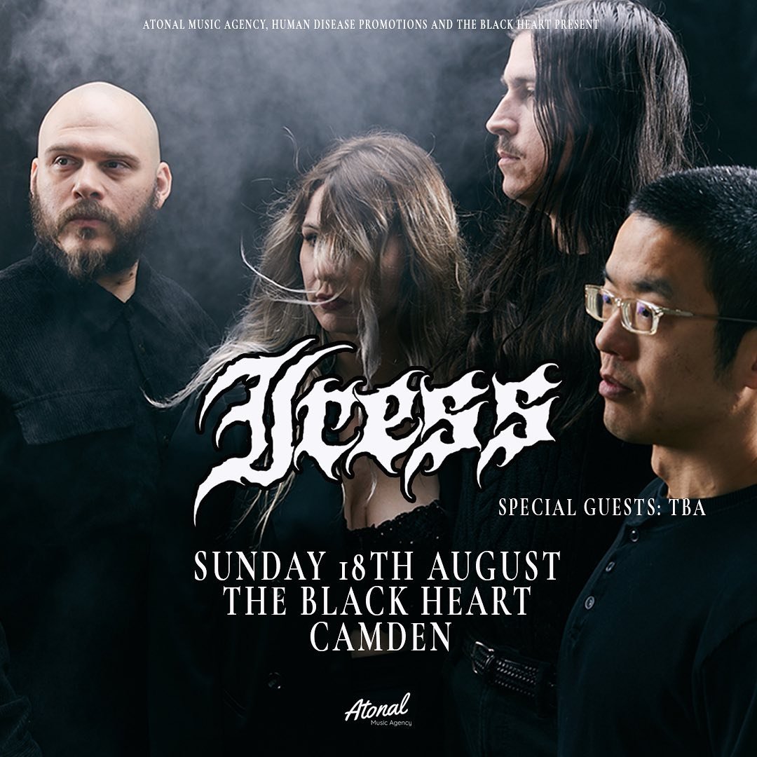 We&rsquo;re beyond stoked to be hosting a show for incredible L.A. outfit @weareiress who&rsquo;ll be bringing their cinematic blend of doom/everything-gaze right &lsquo;ere to Camden Town in August. 

We&rsquo;ve got another two incredible bands to 