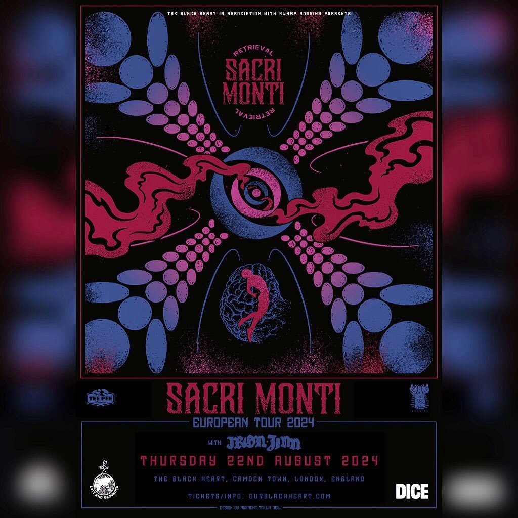We&rsquo;re stoked to announce that San Diego&rsquo;s @sacri_monti_band are bringing their incredible offering of enthralling 70s-style tripped out fuzz n&rsquo; psych to The Black Heart in August! Joining them will be Amsterdam psychlords @iron_jinn